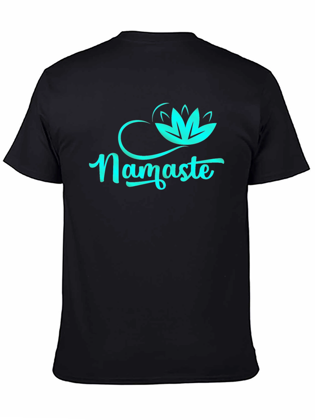 Namaste Lotus Flower Graphic T-Shirt