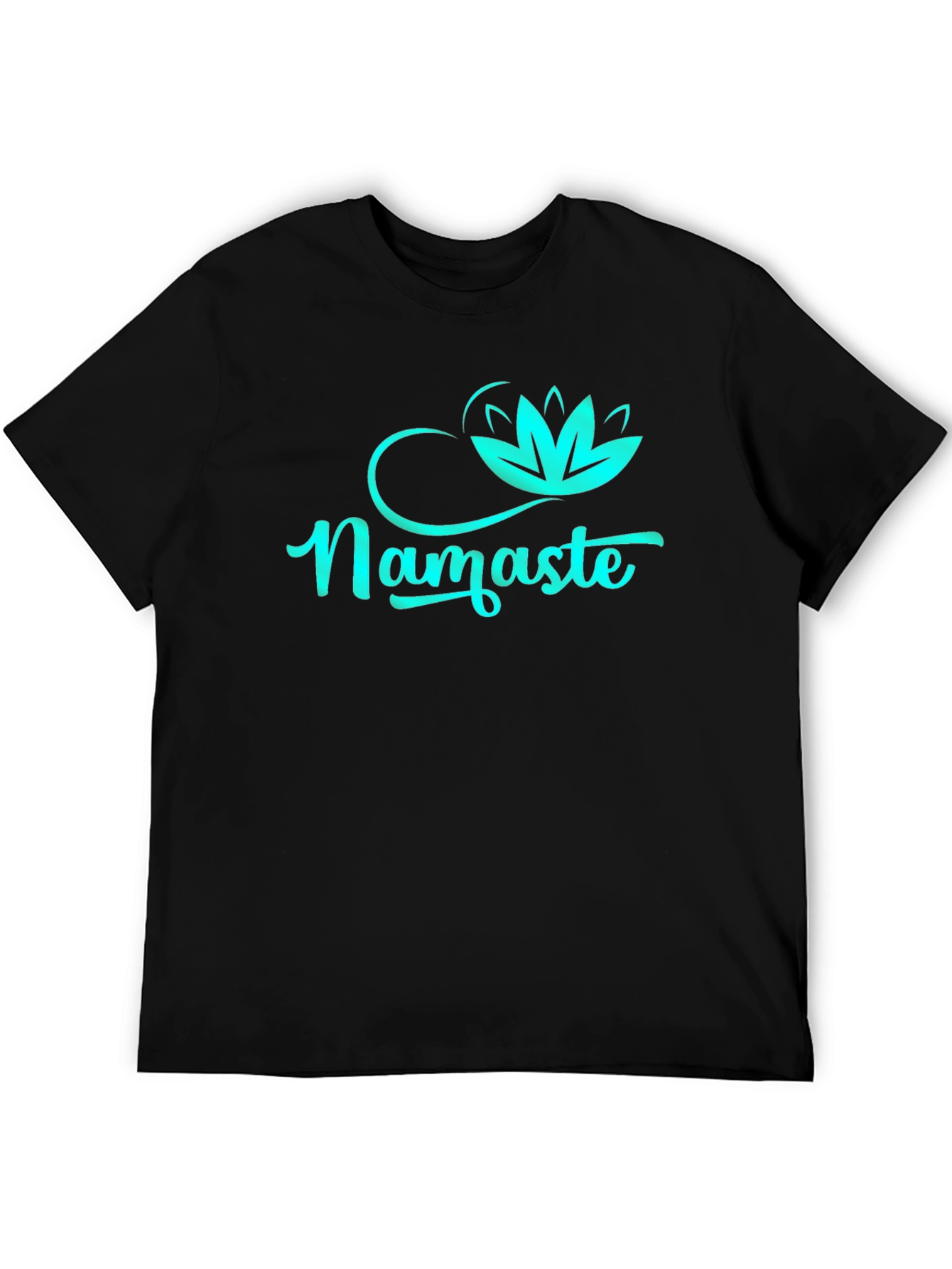 Namaste Lotus Flower Graphic T-Shirt