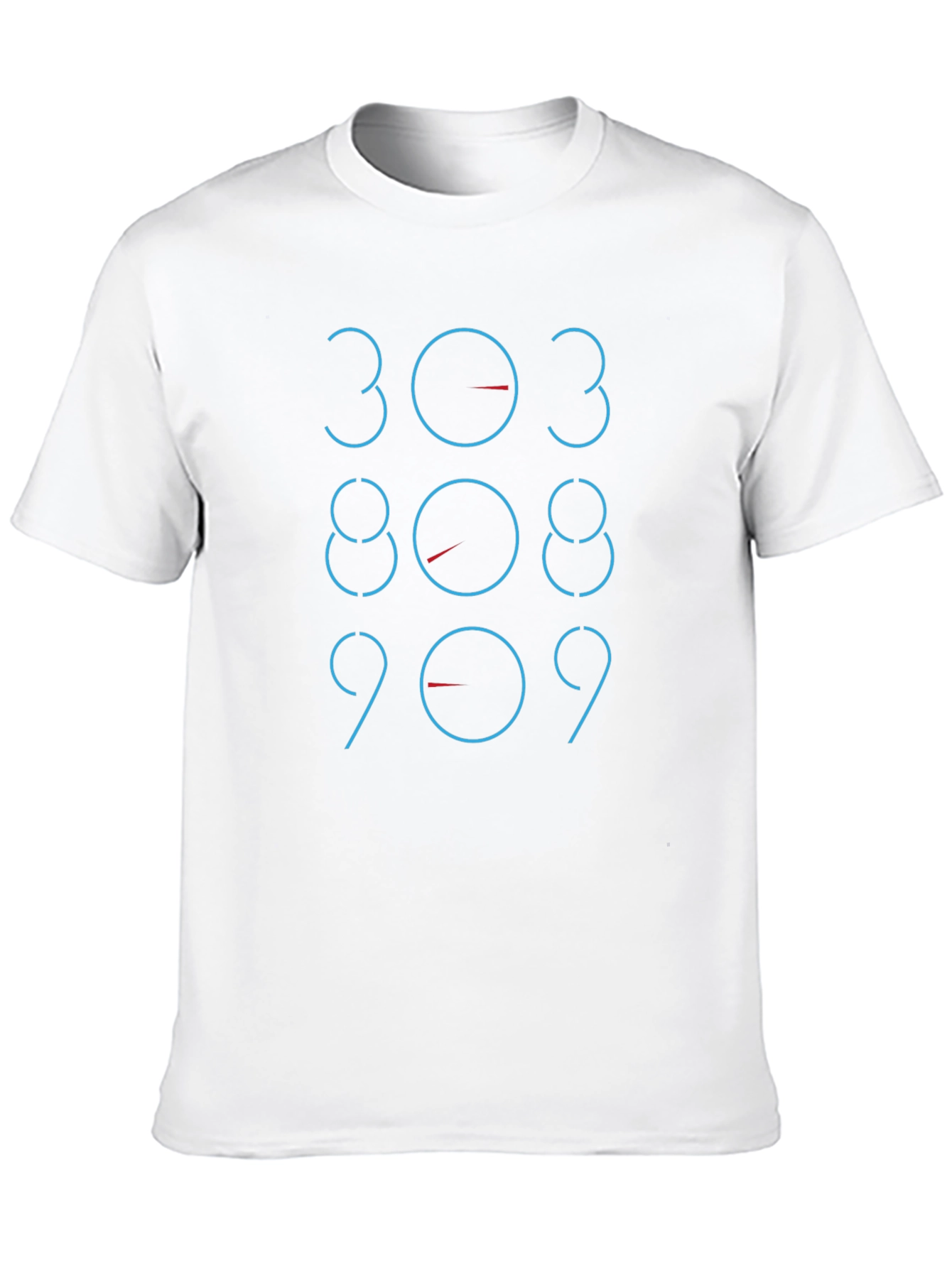 303 808 909 Drum Machine T-Shirt - Black