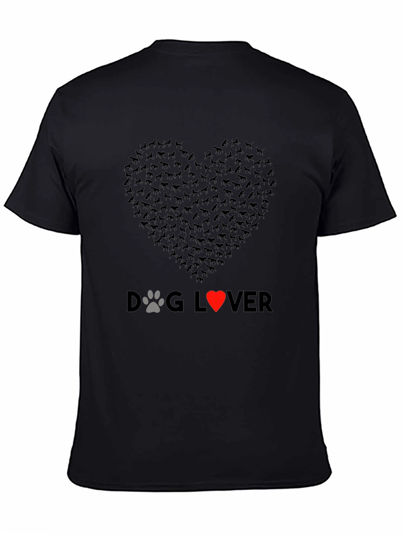 Dog Lover Heart Graphic T-Shirt