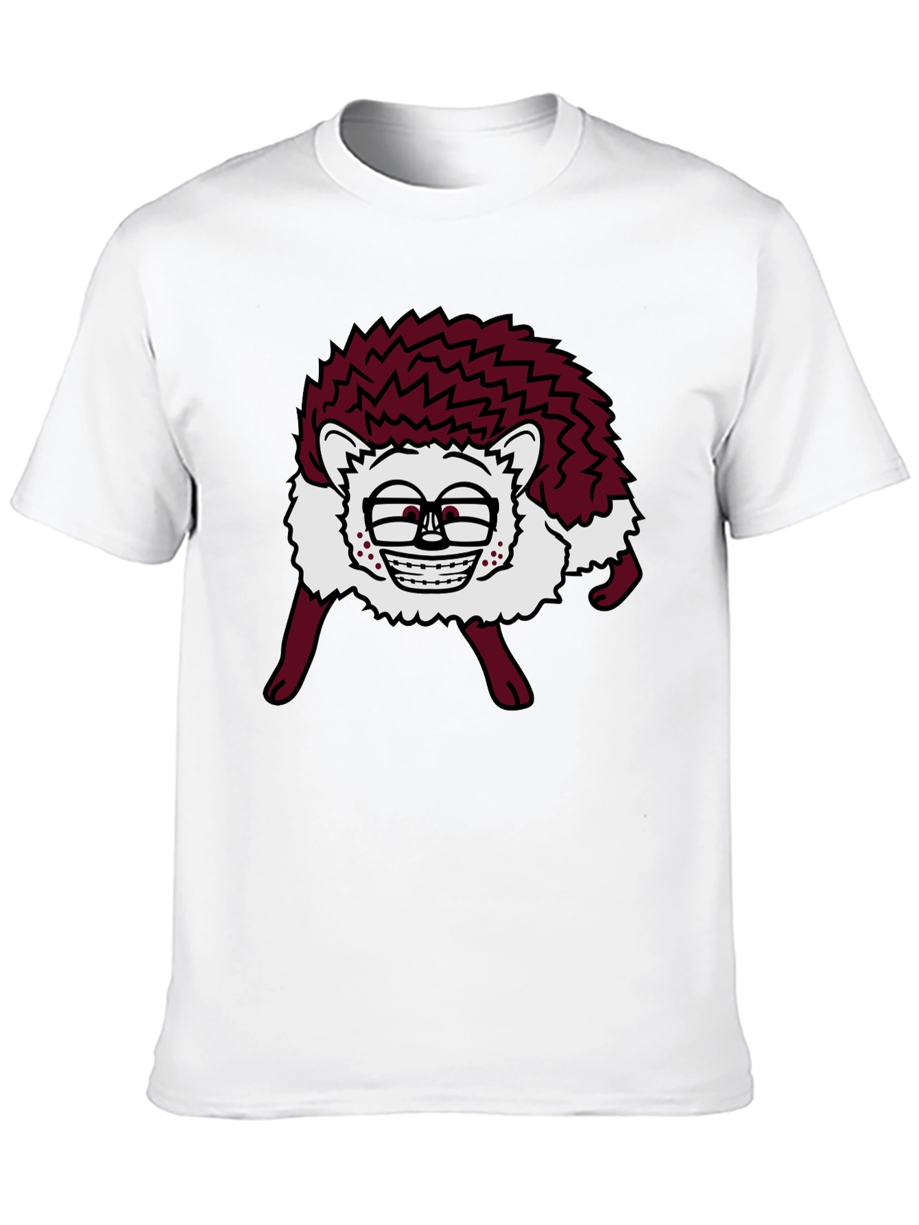 Funny Hedgehog Graphic Tee - Unique Animal T-Shirt