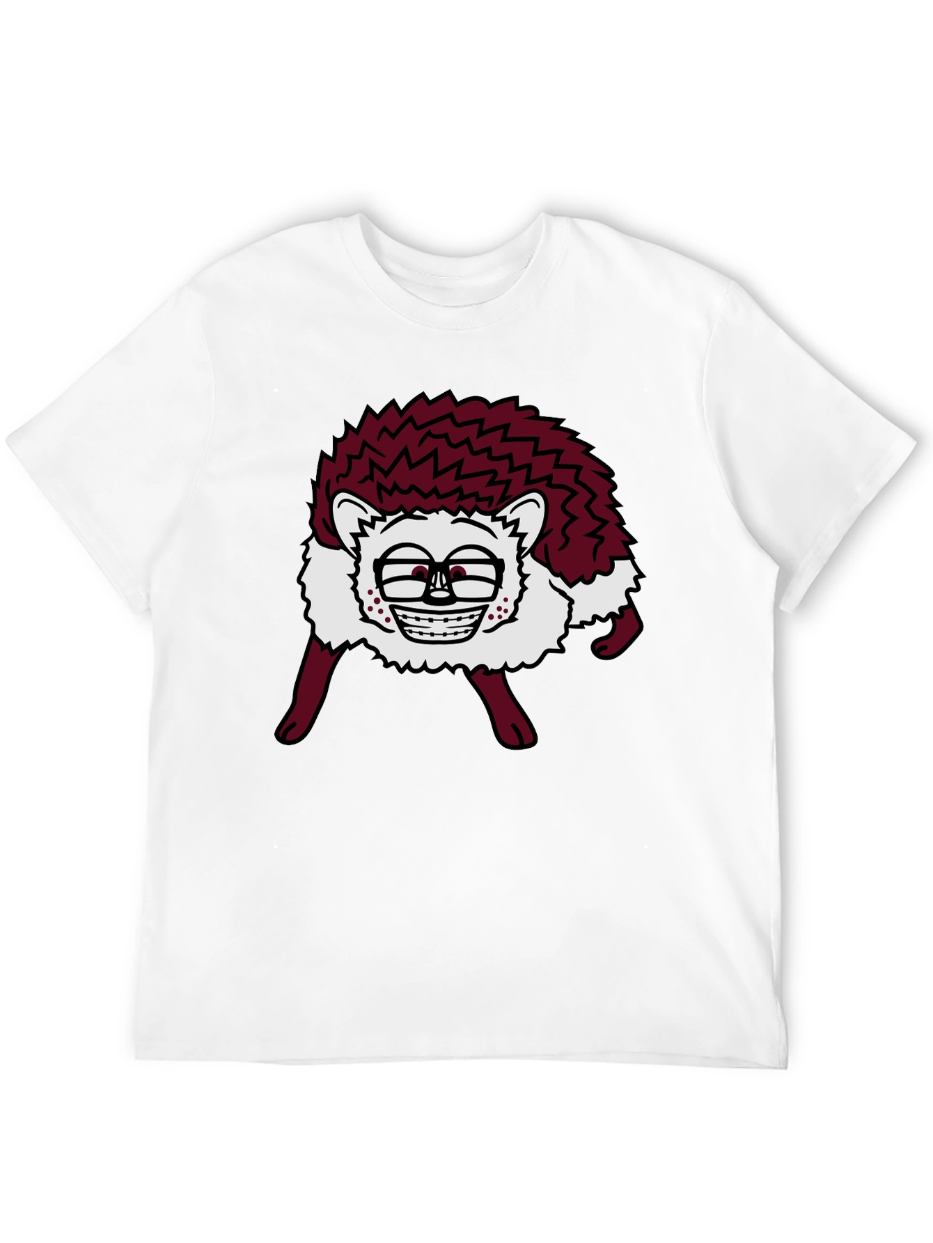 Funny Hedgehog Graphic Tee - Unique Animal T-Shirt