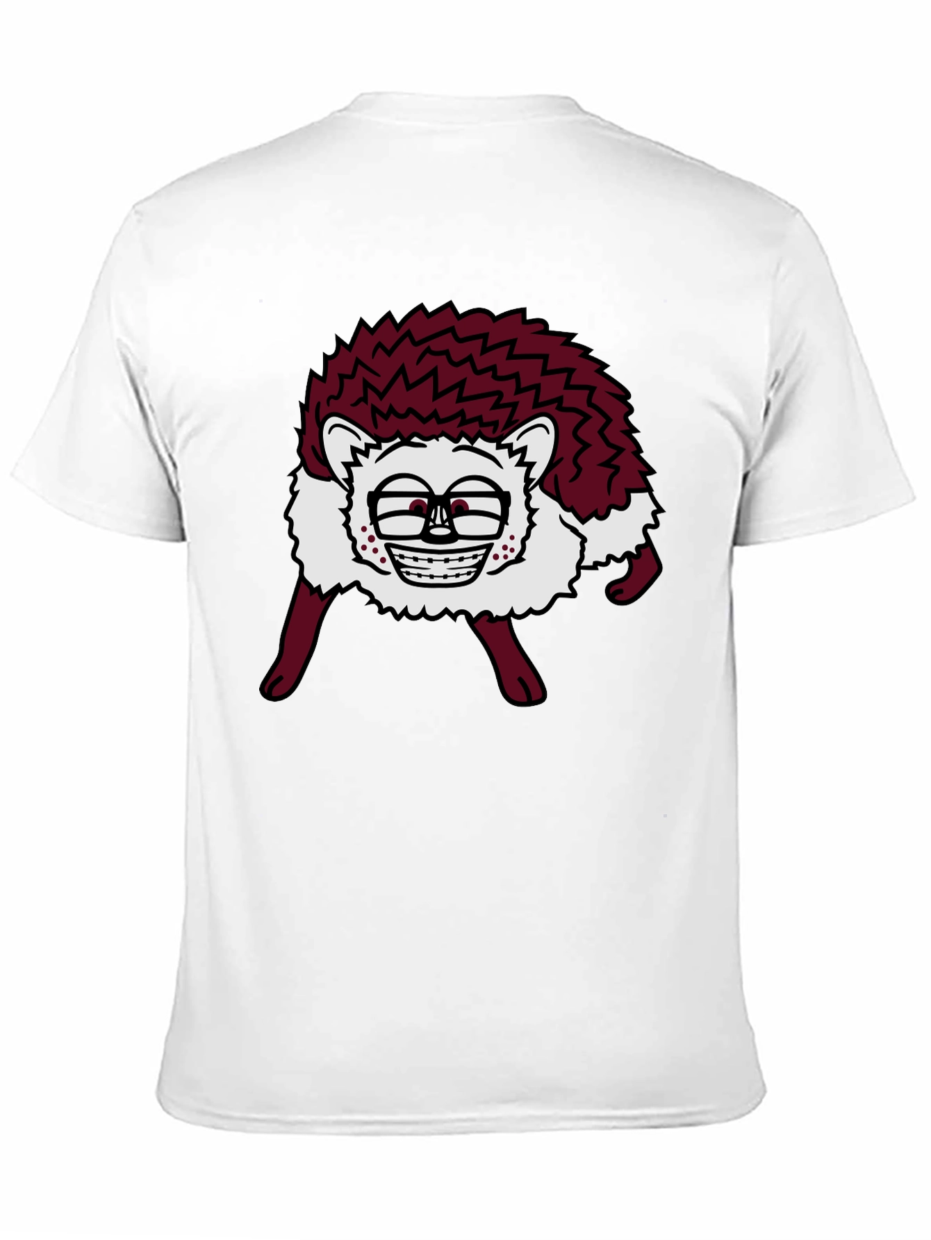 Funny Hedgehog Graphic Tee - Unique Animal T-Shirt
