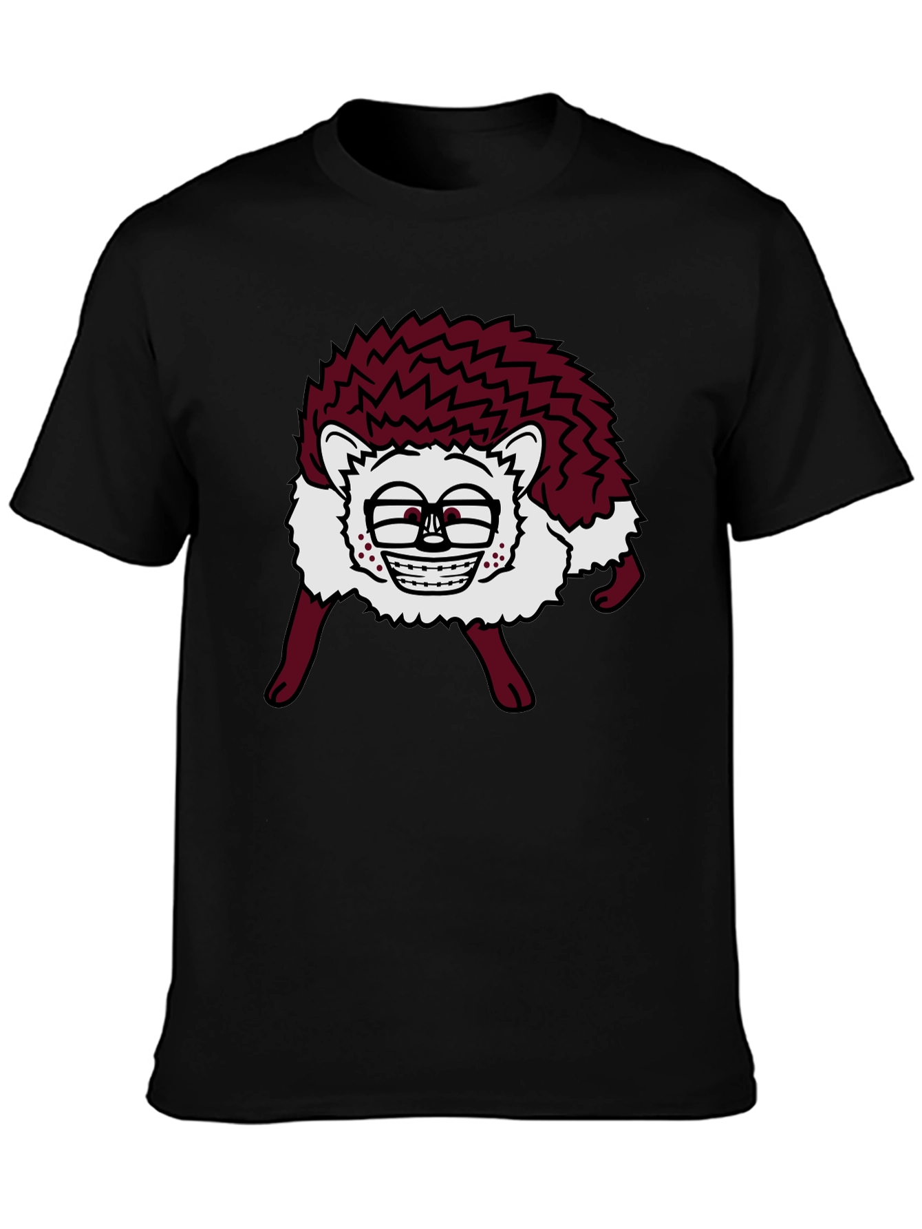 Funny Hedgehog Graphic Tee - Unique Animal T-Shirt