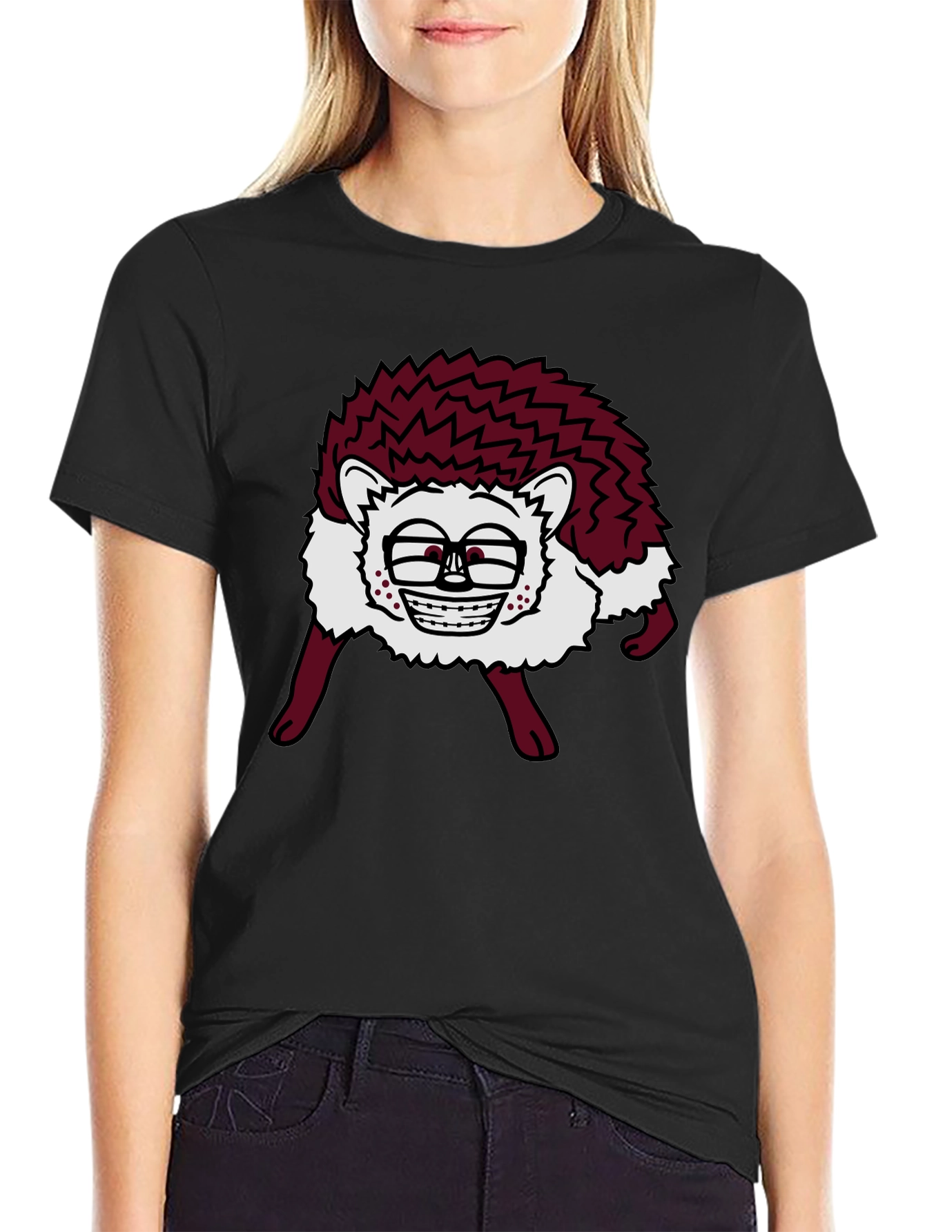Funny Hedgehog Graphic Tee - Unique Animal T-Shirt