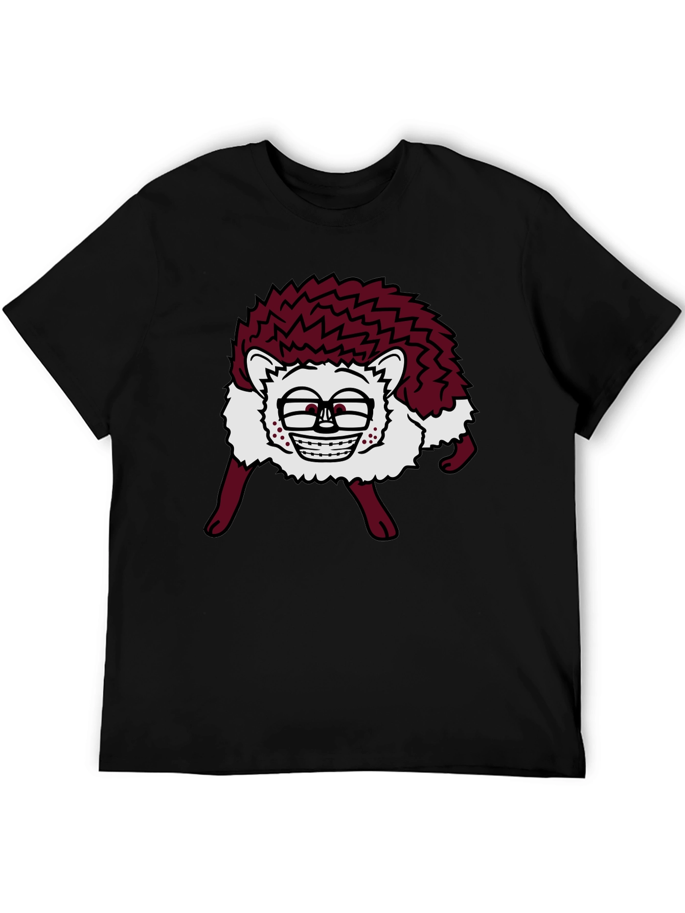 Funny Hedgehog Graphic Tee - Unique Animal T-Shirt