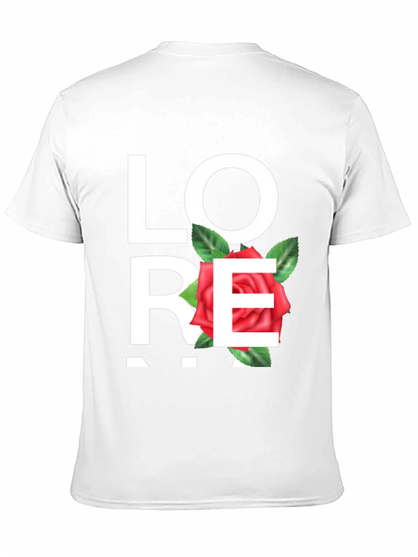 Love Rose Black Graphic Tee