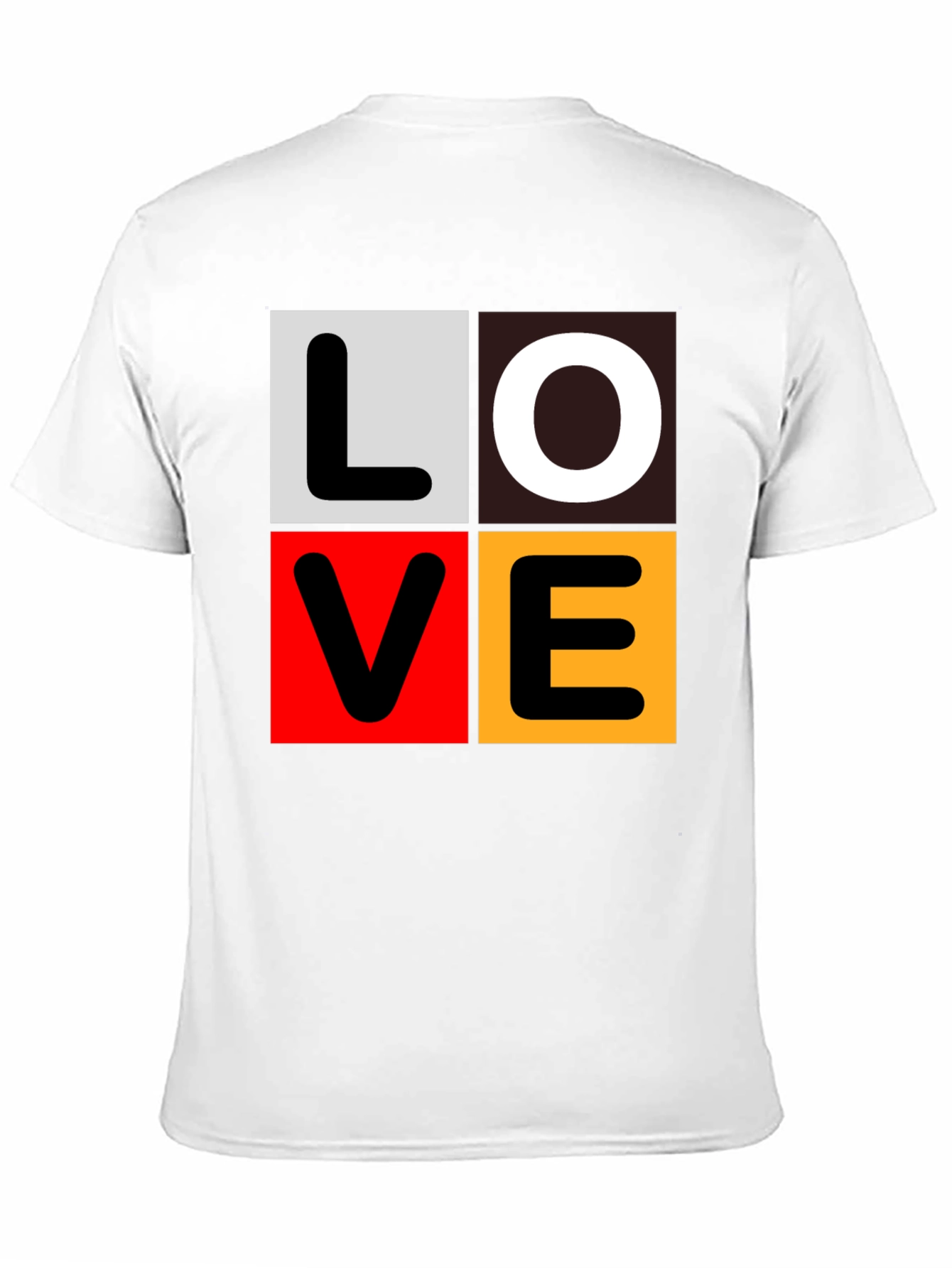 Love Block Graphic Tee - Trendy Casual Wear