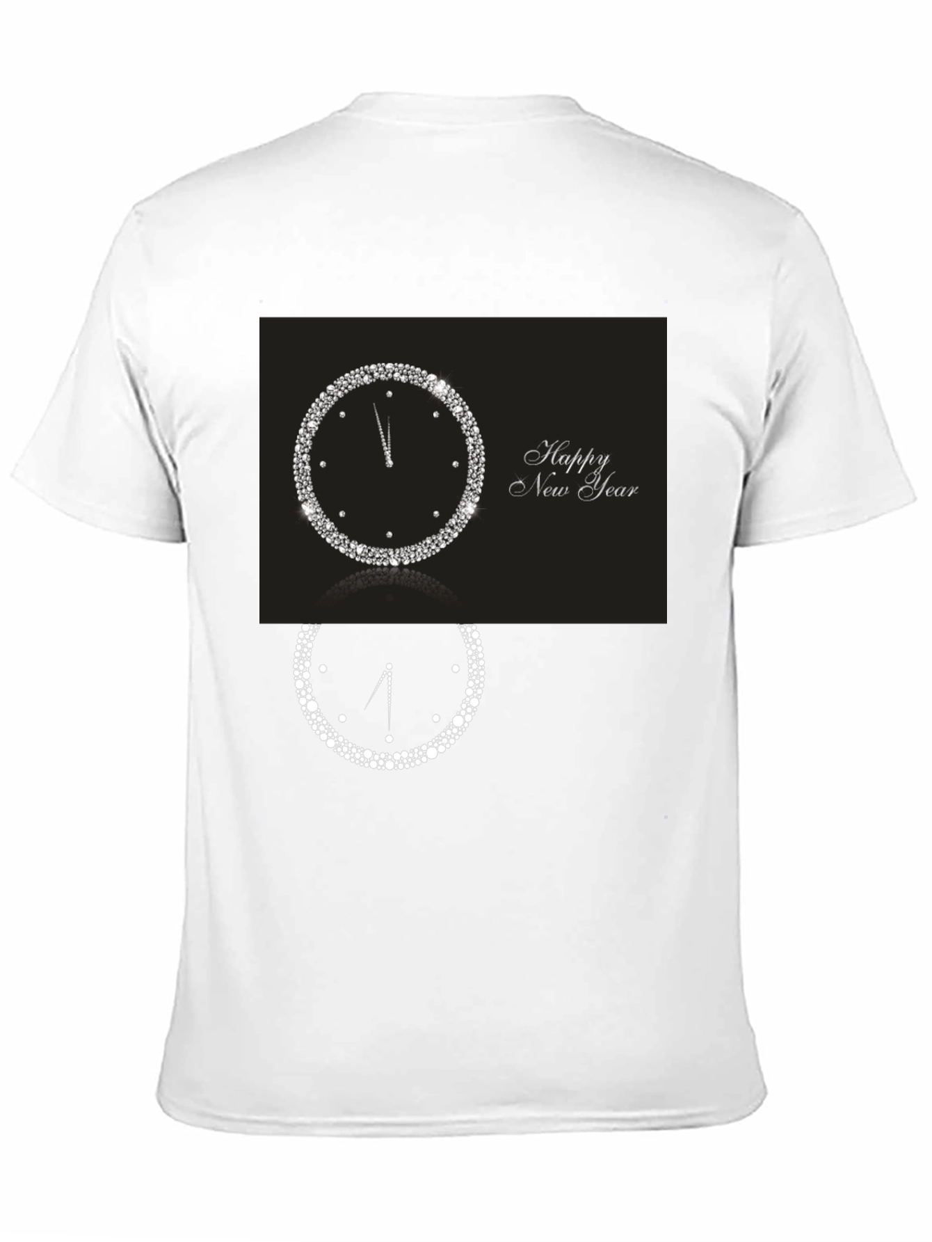 New Years Clock Graphic Tee - Midnight Celebration