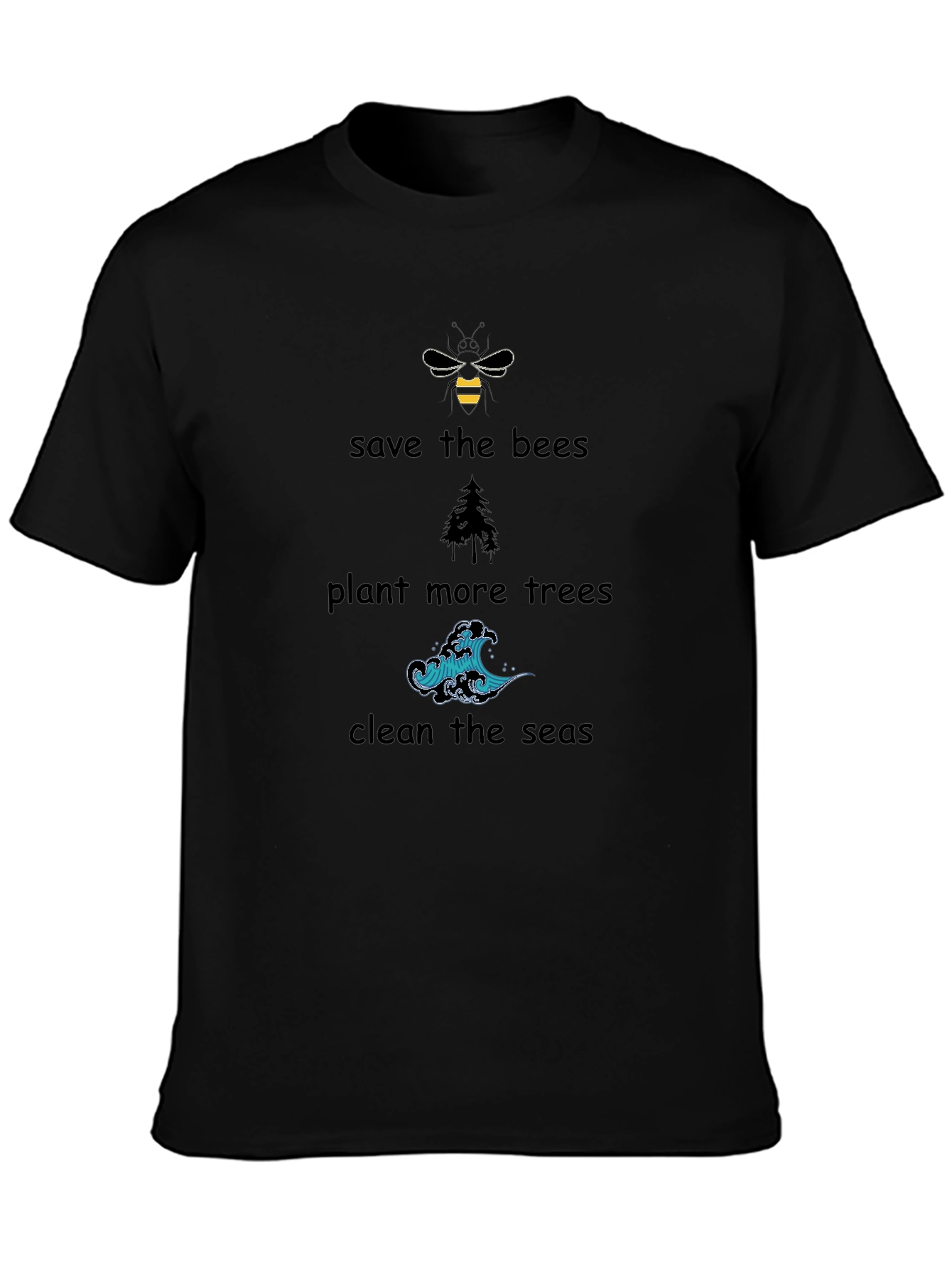 Eco-Friendly Graphic Tee - Save the Bees