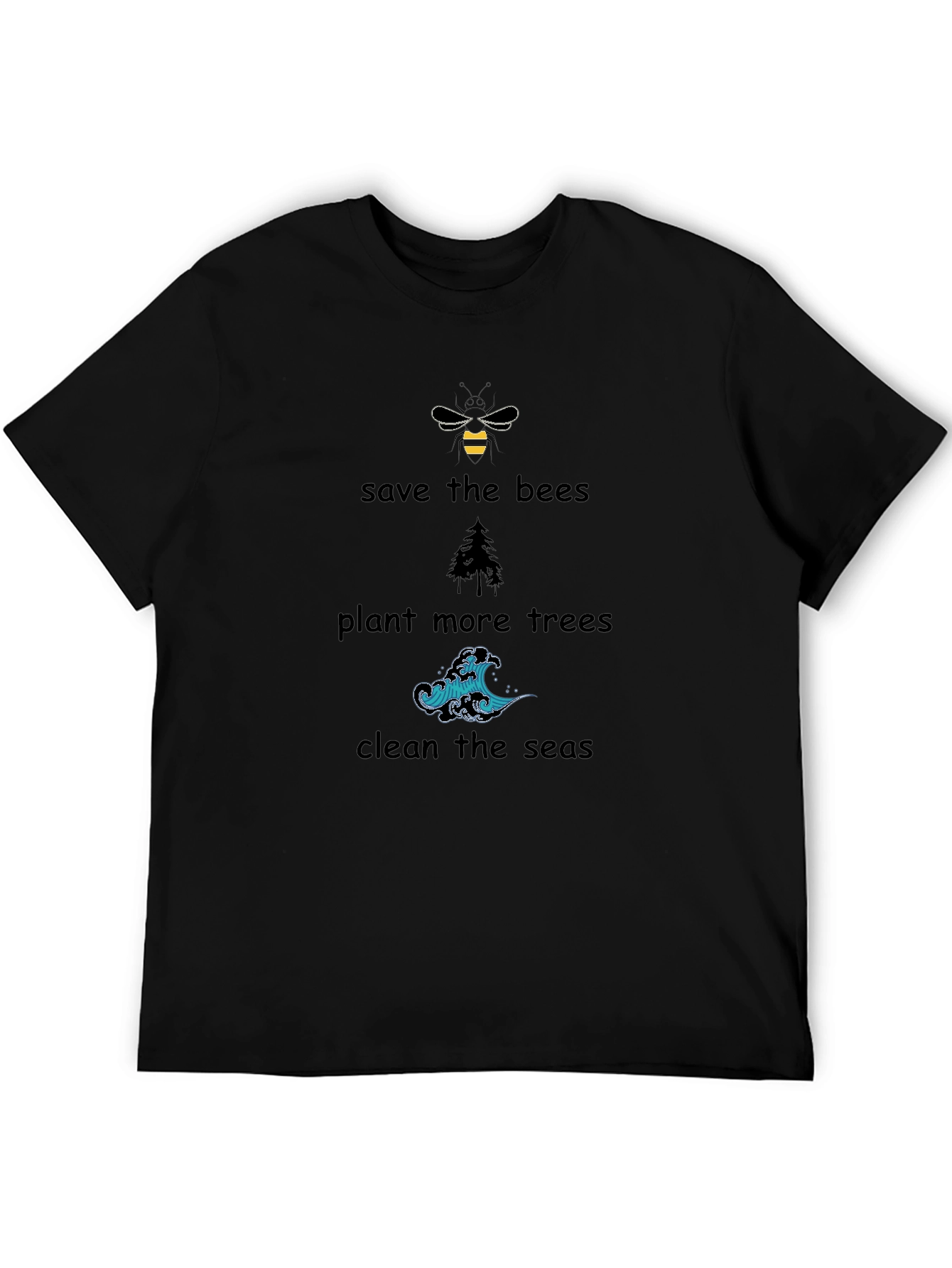 Eco-Friendly Graphic Tee - Save the Bees