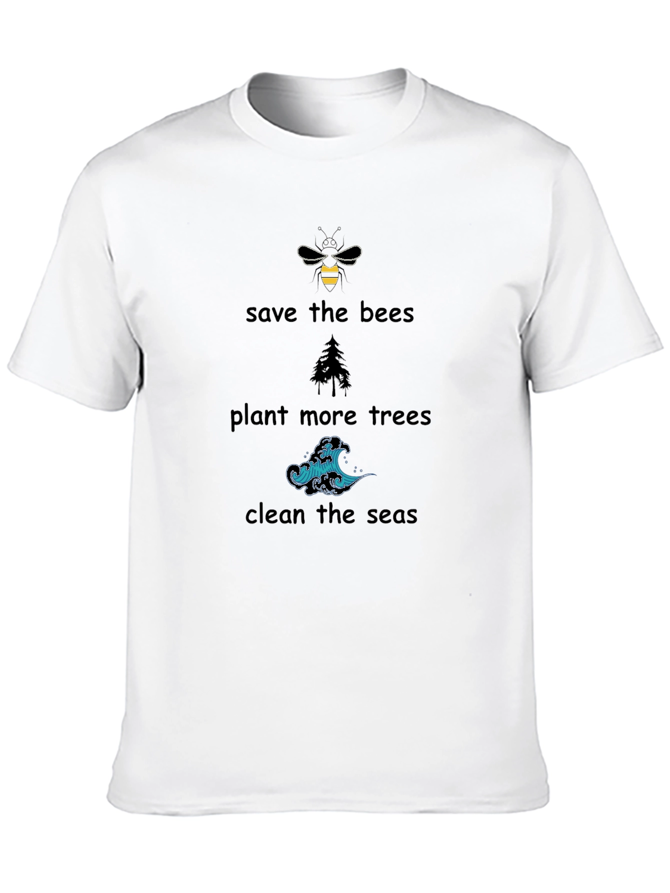 Eco-Friendly Graphic Tee - Save the Bees