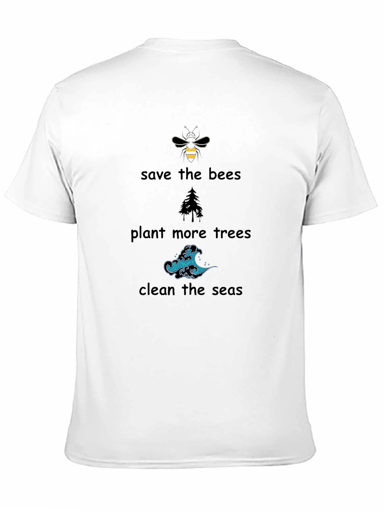 Eco-Friendly Graphic Tee - Save the Bees