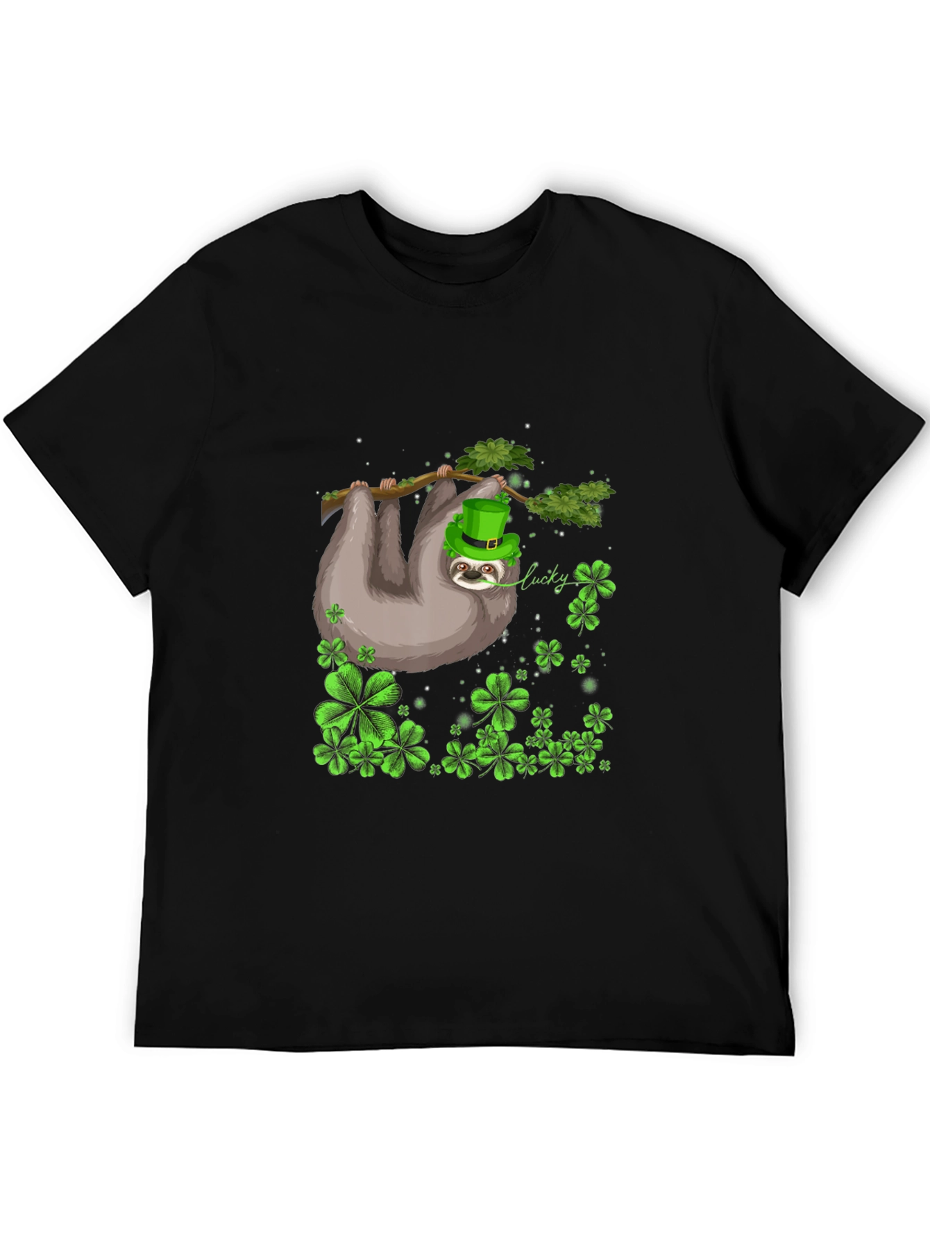 Lucky Sloth St. Patricks Day Tee
