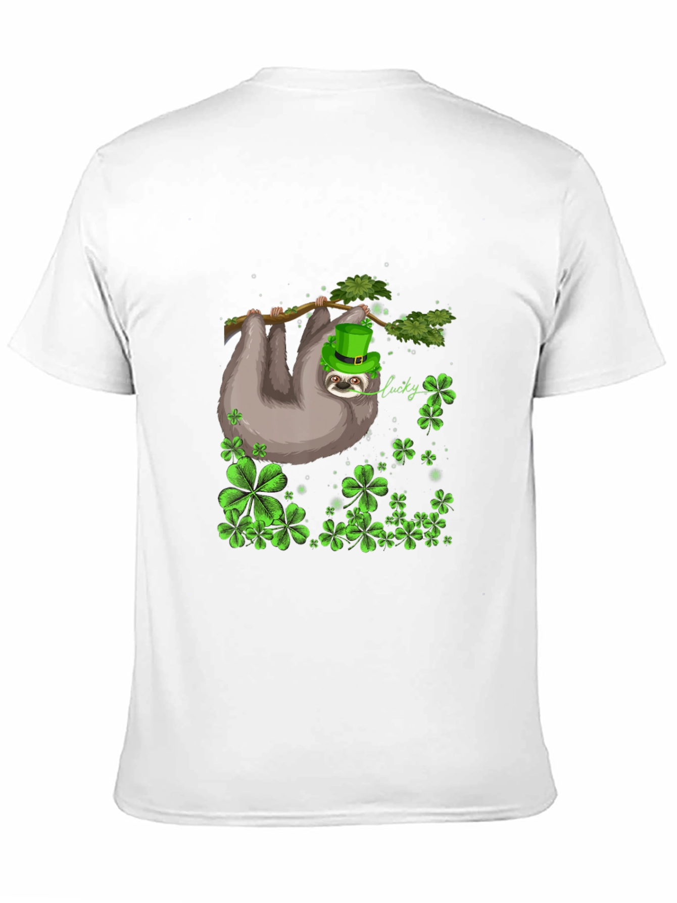 Lucky Sloth St. Patricks Day Tee