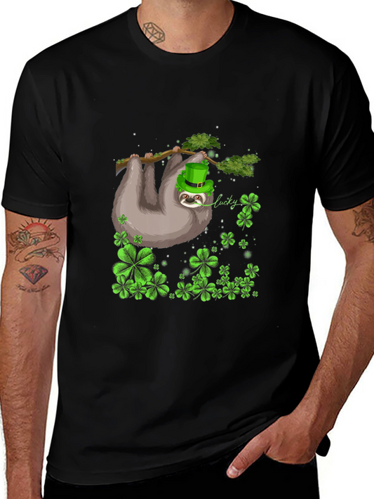 Lucky Sloth St. Patricks Day Tee