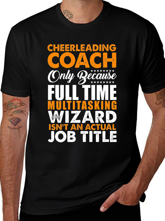 Cheerleading Coach Novelty T-Shirt