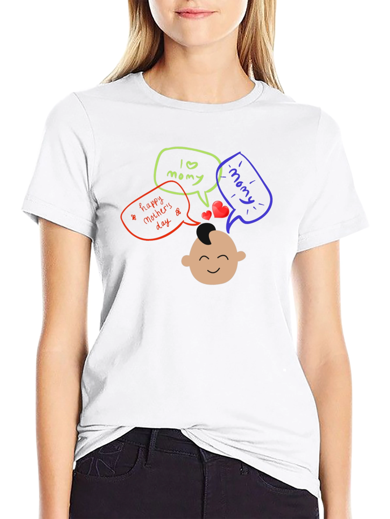 I Love Mommy T-Shirt - Happy Mothers Day Tee