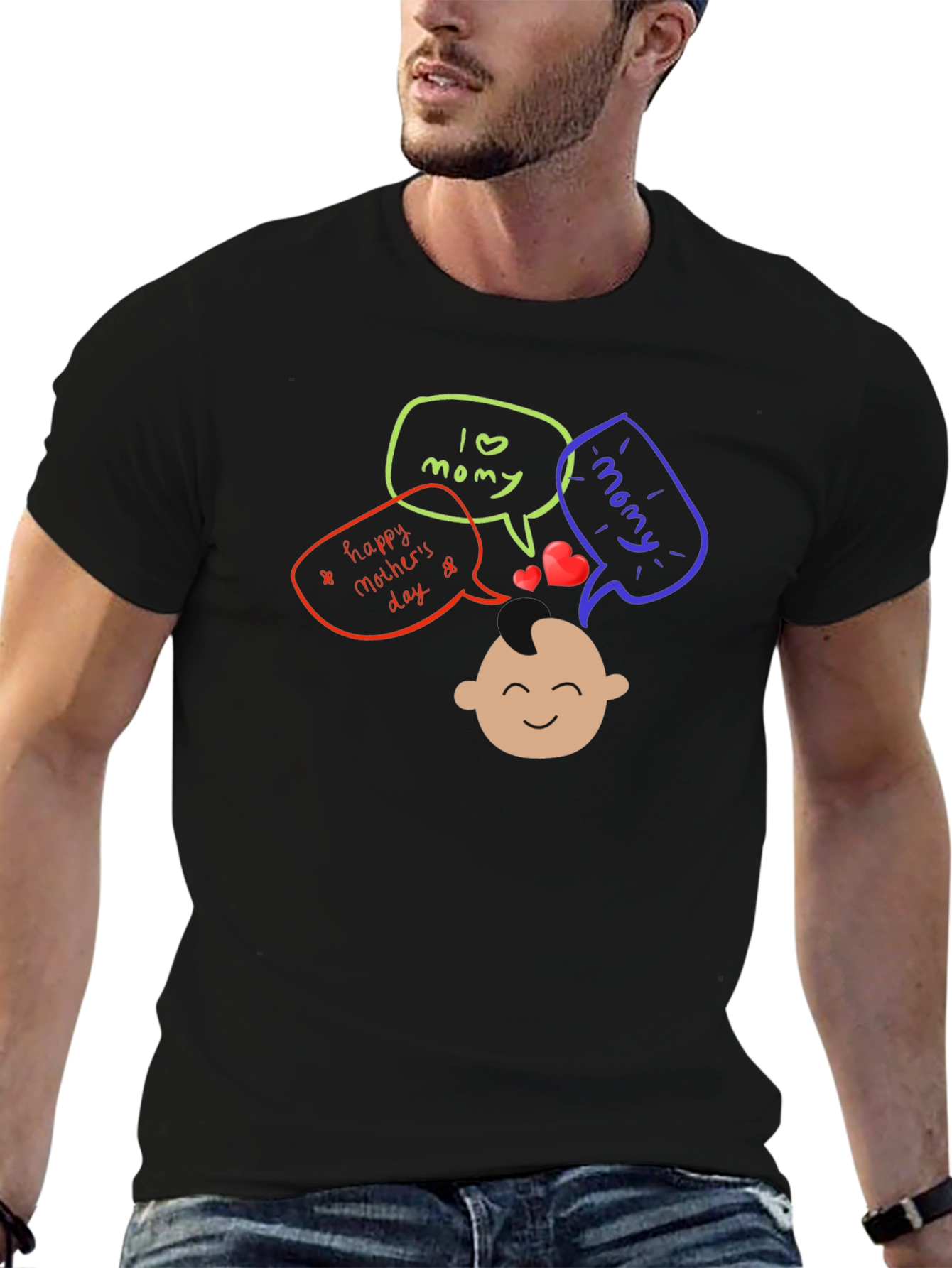 I Love Mommy T-Shirt - Happy Mothers Day Tee
