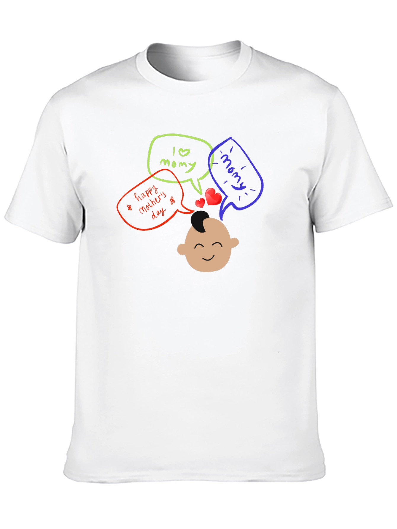 I Love Mommy T-Shirt - Happy Mothers Day Tee
