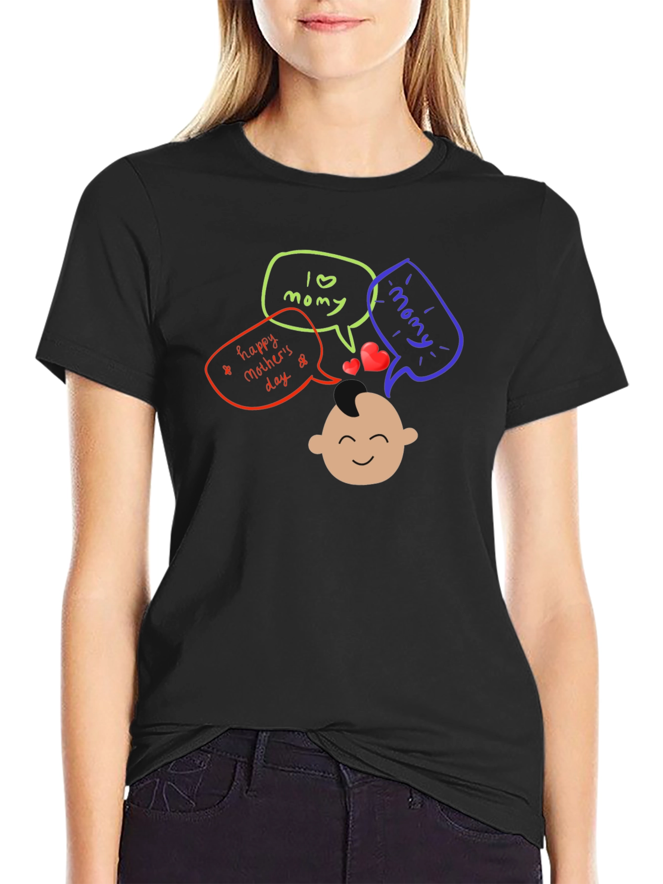 I Love Mommy T-Shirt - Happy Mothers Day Tee