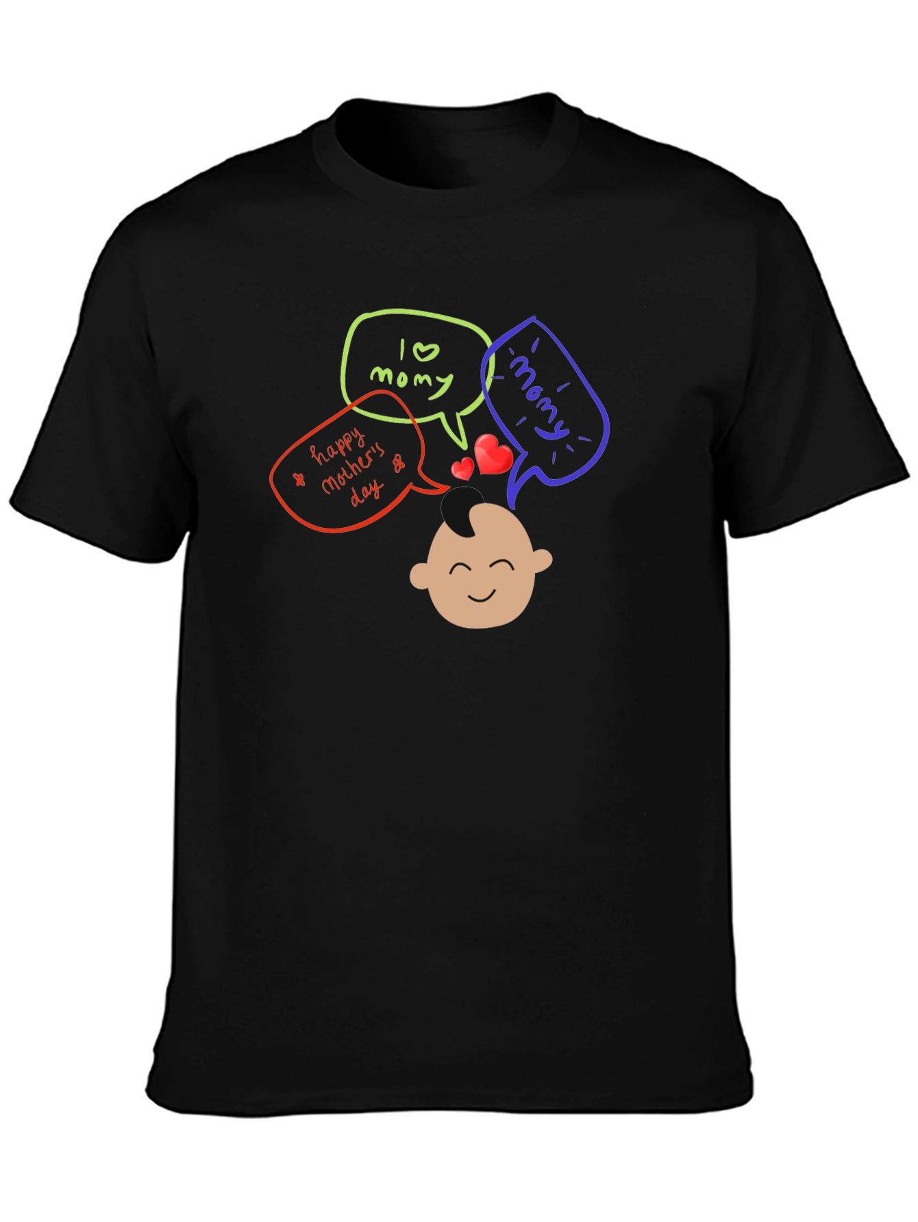 I Love Mommy T-Shirt - Happy Mothers Day Tee