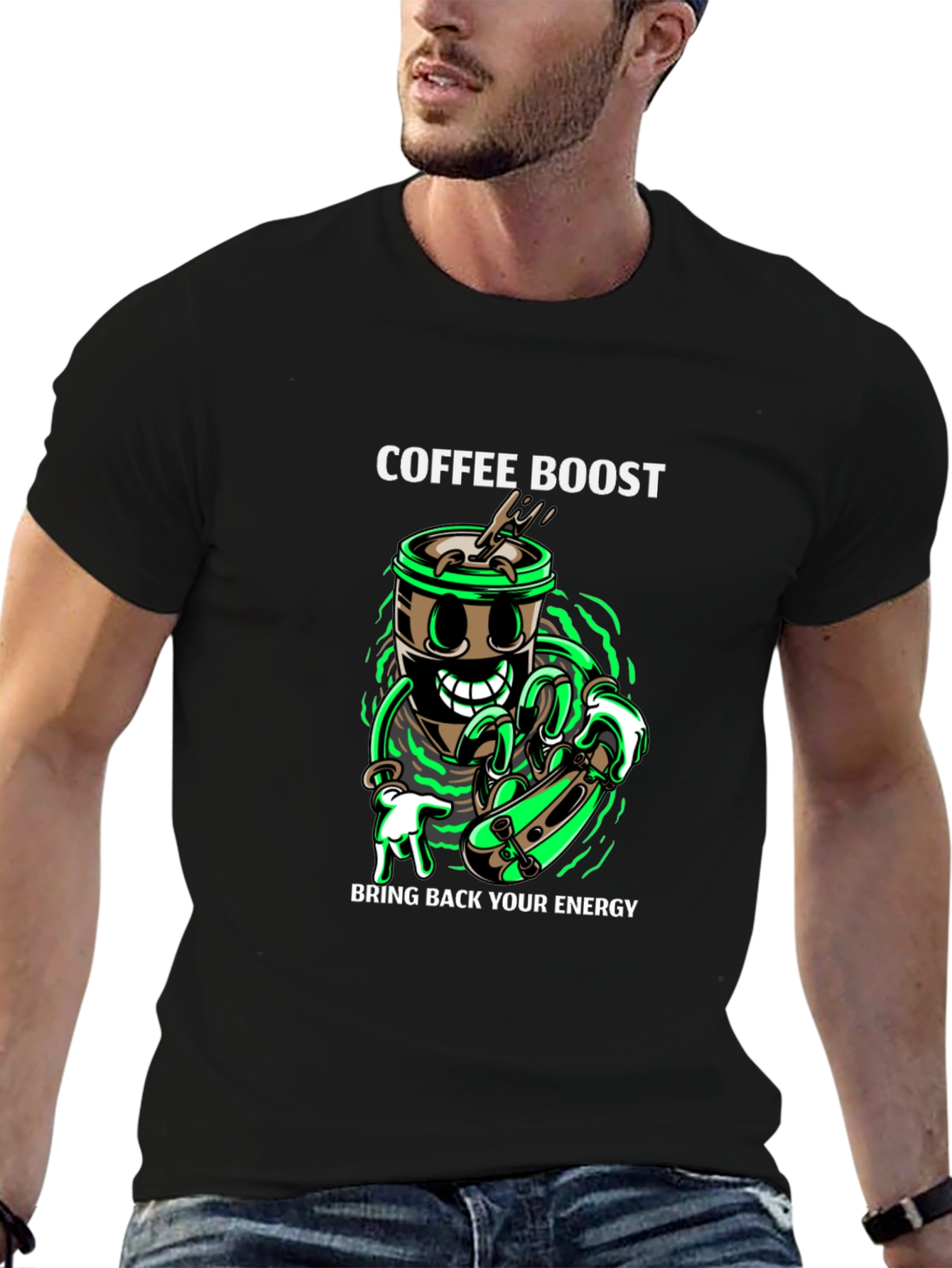 Coffee Boost Energy T-Shirt