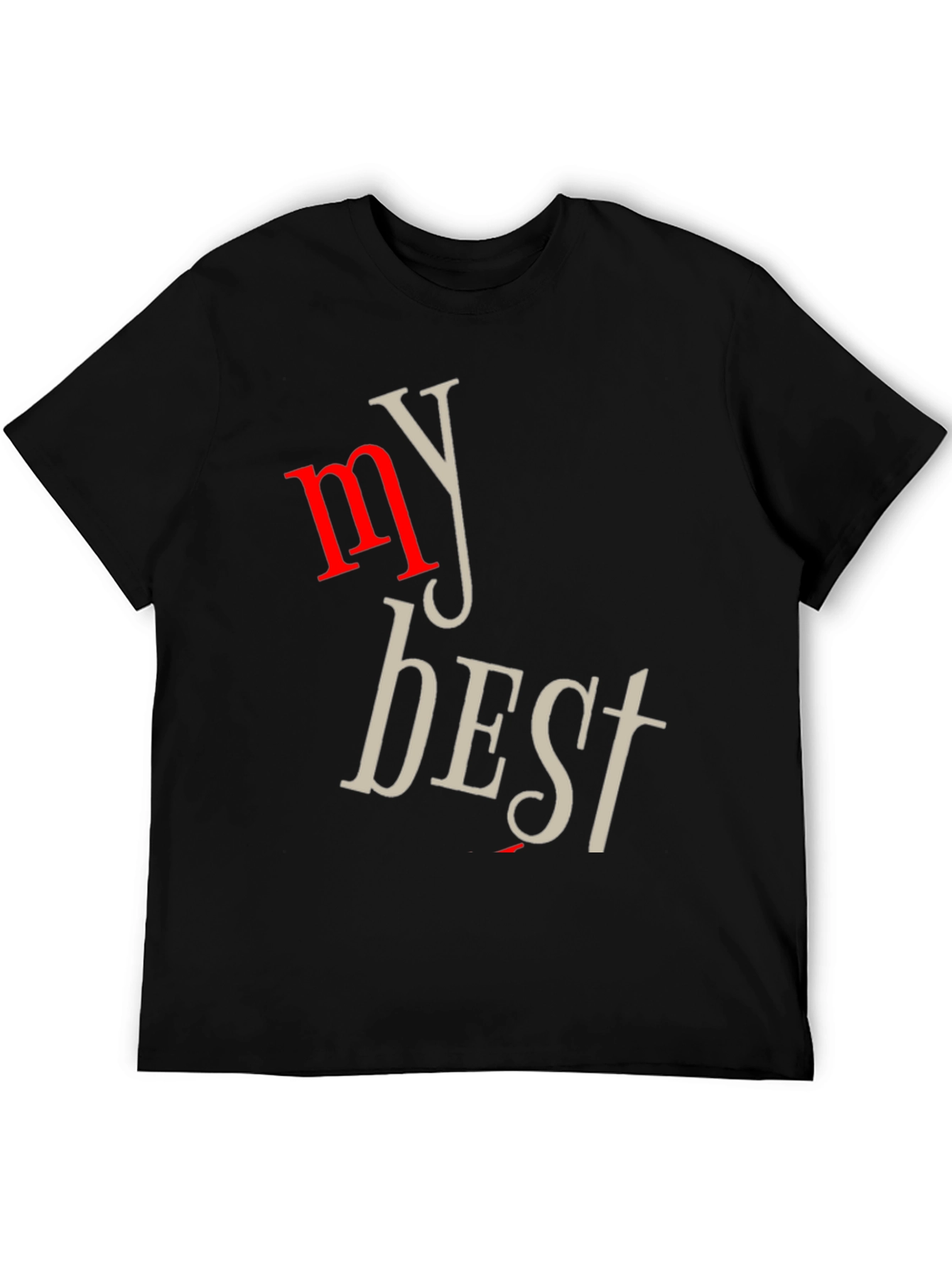 My Best Graphic T-Shirt - Black