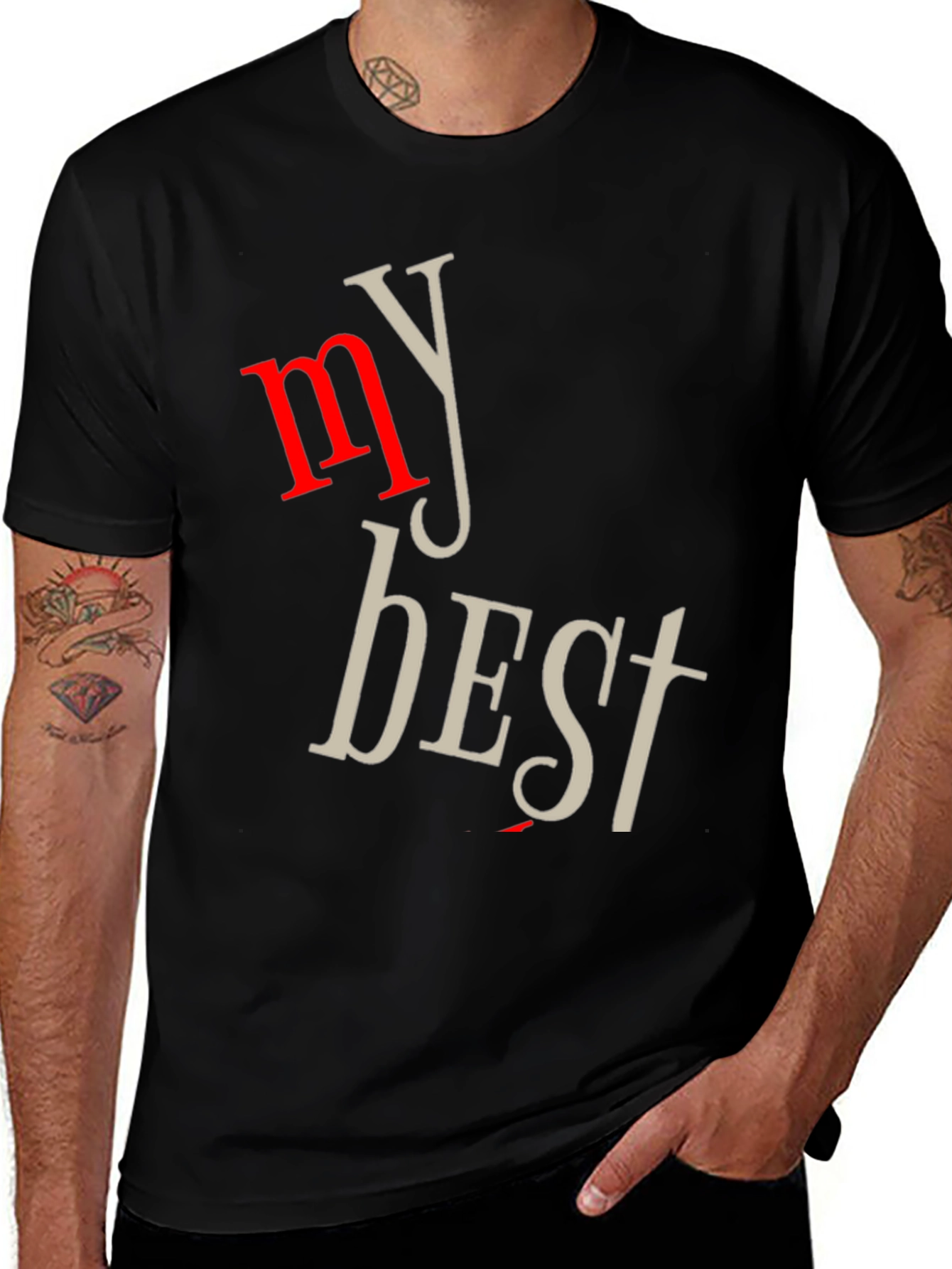 My Best Graphic T-Shirt - Black