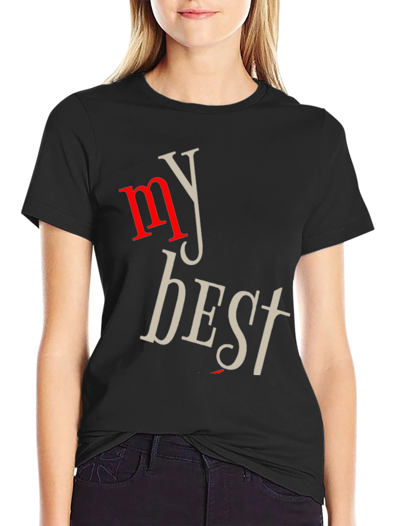 My Best Graphic T-Shirt - Black