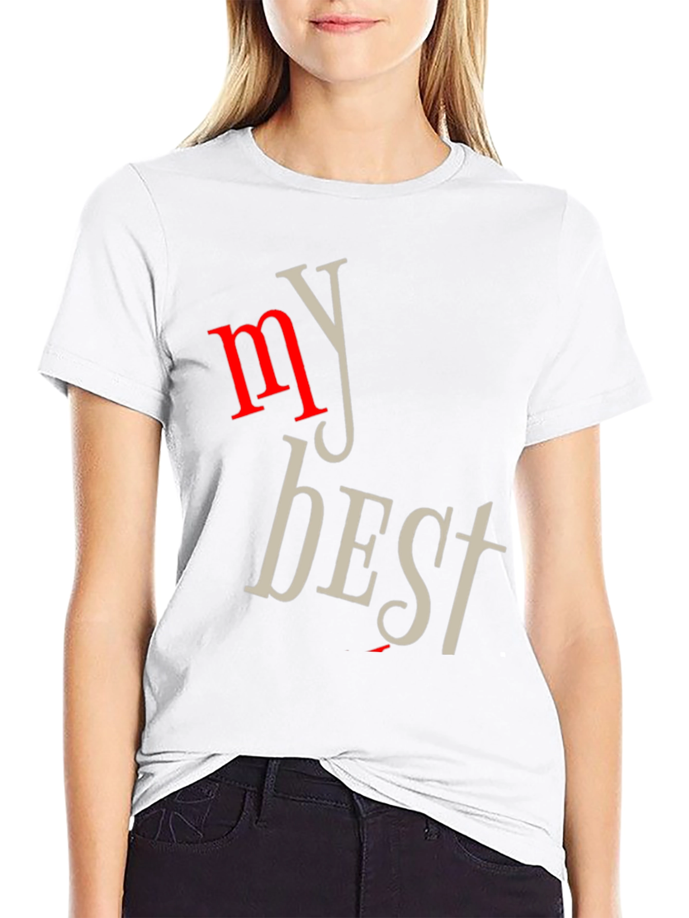 My Best Graphic T-Shirt - Black