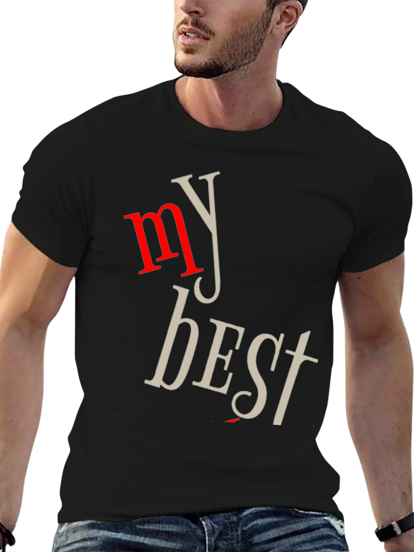 My Best Graphic T-Shirt - Black