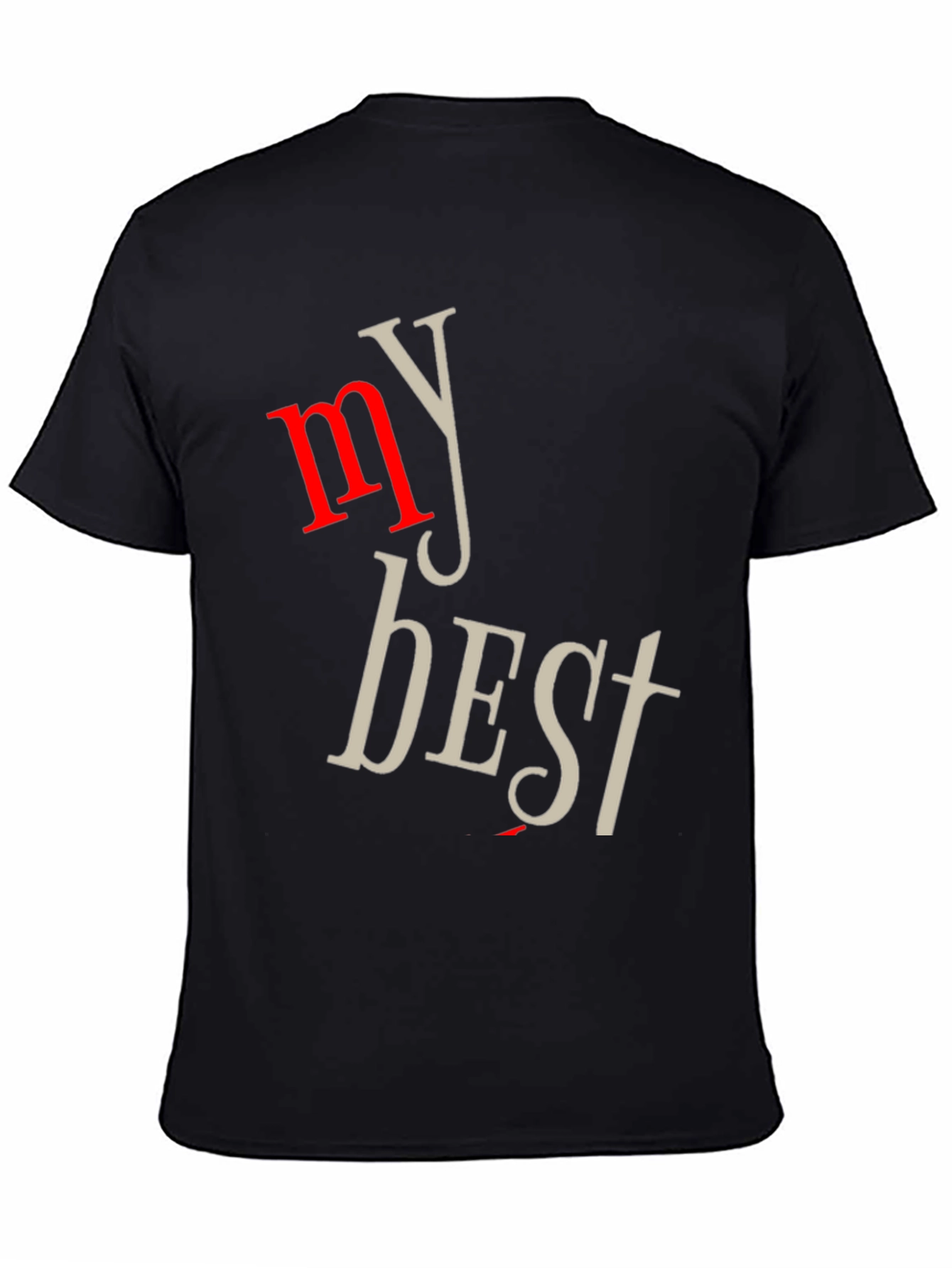 My Best Graphic T-Shirt - Black