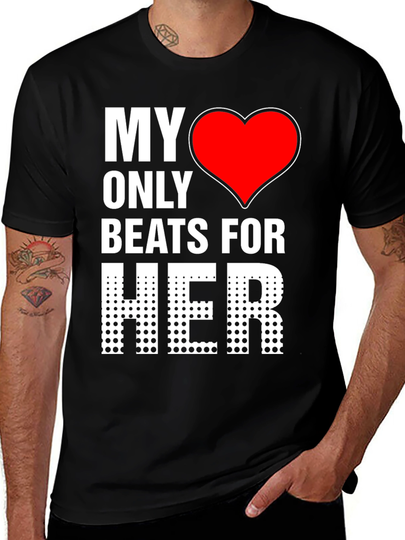 My Heart Beats For Her T-Shirt