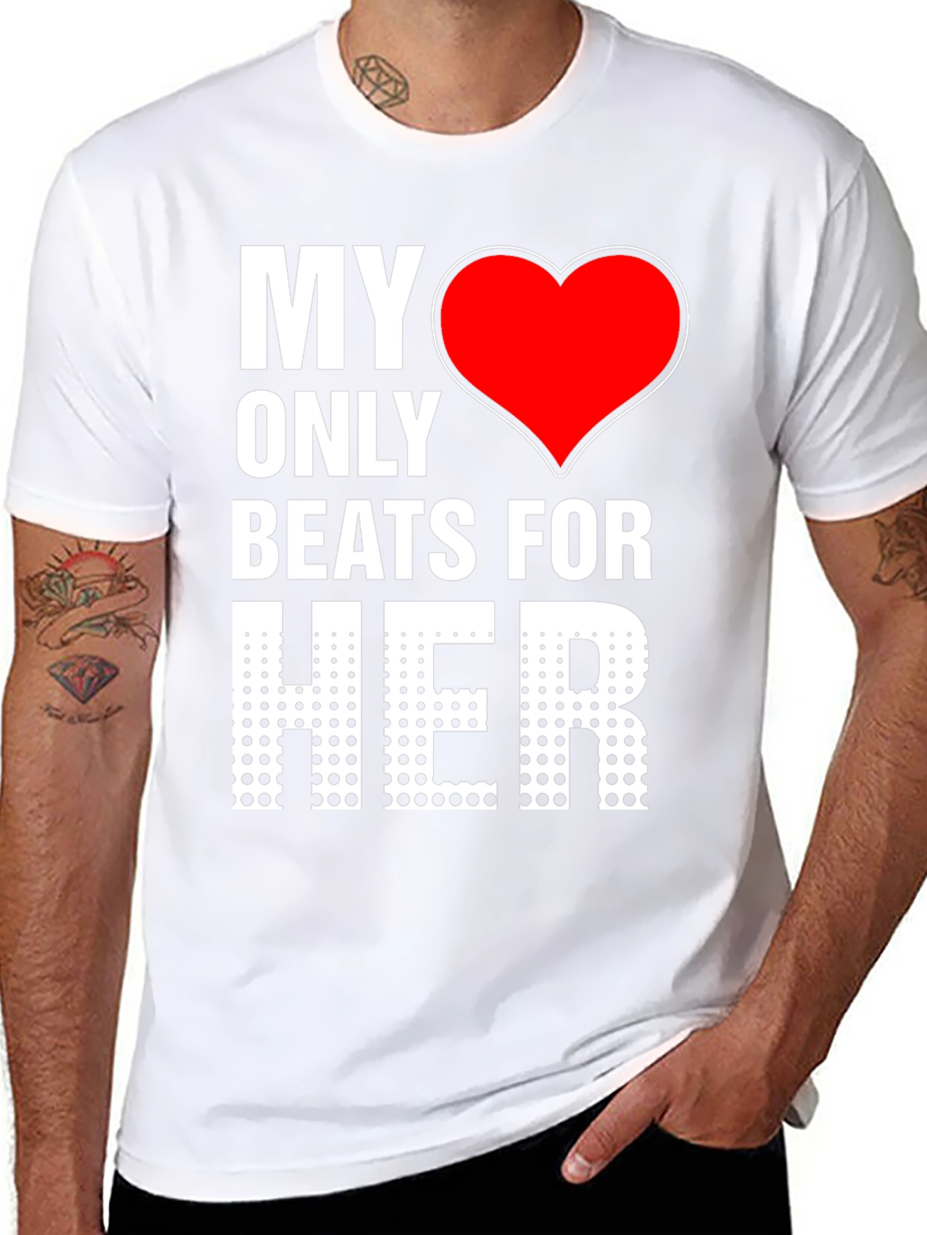My Heart Beats For Her T-Shirt