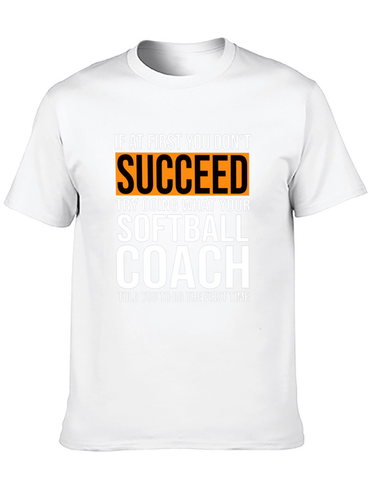 Softball Coach T-Shirt - Funny Saying Tee