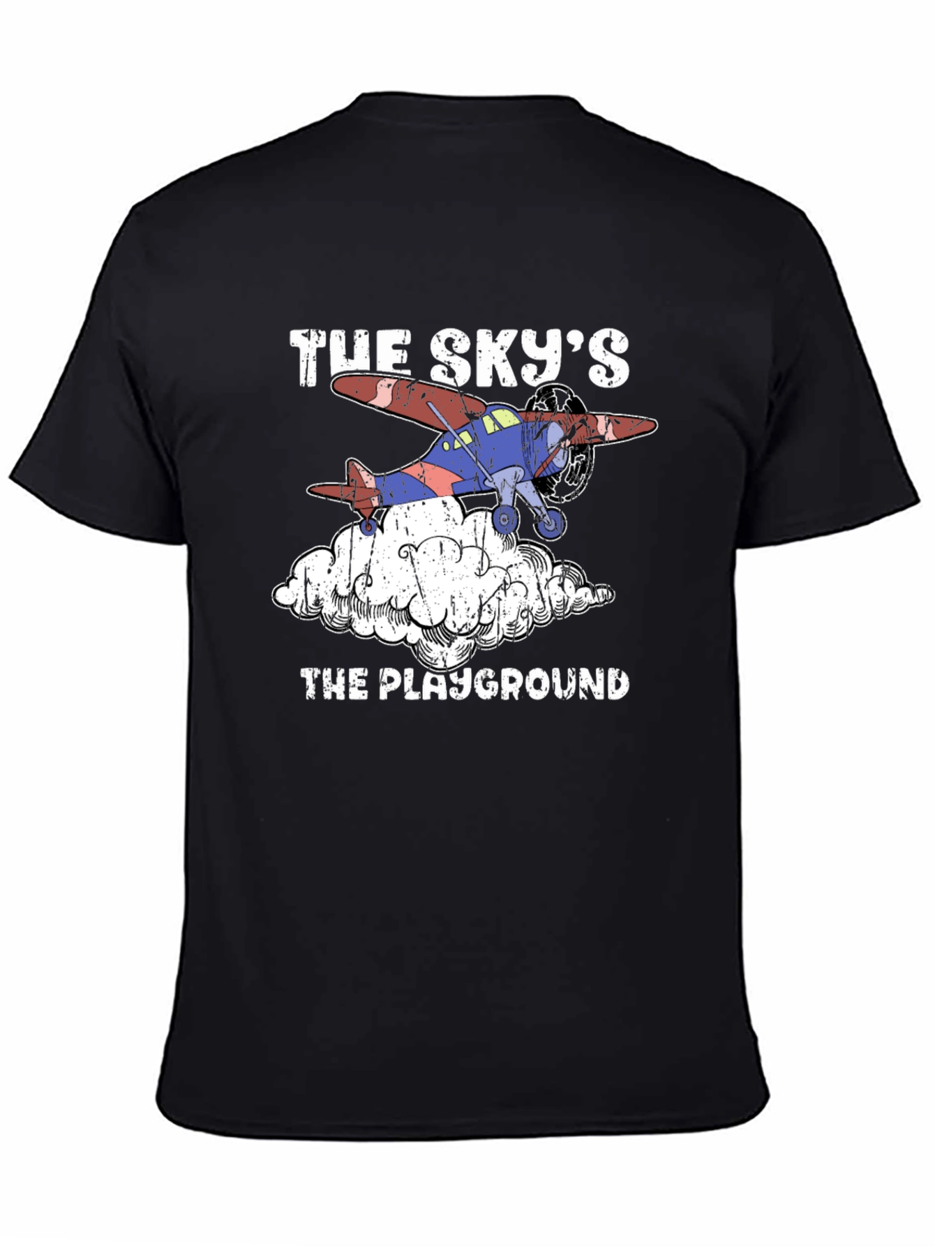 The Skys The Playground Black Graphic T-Shirt