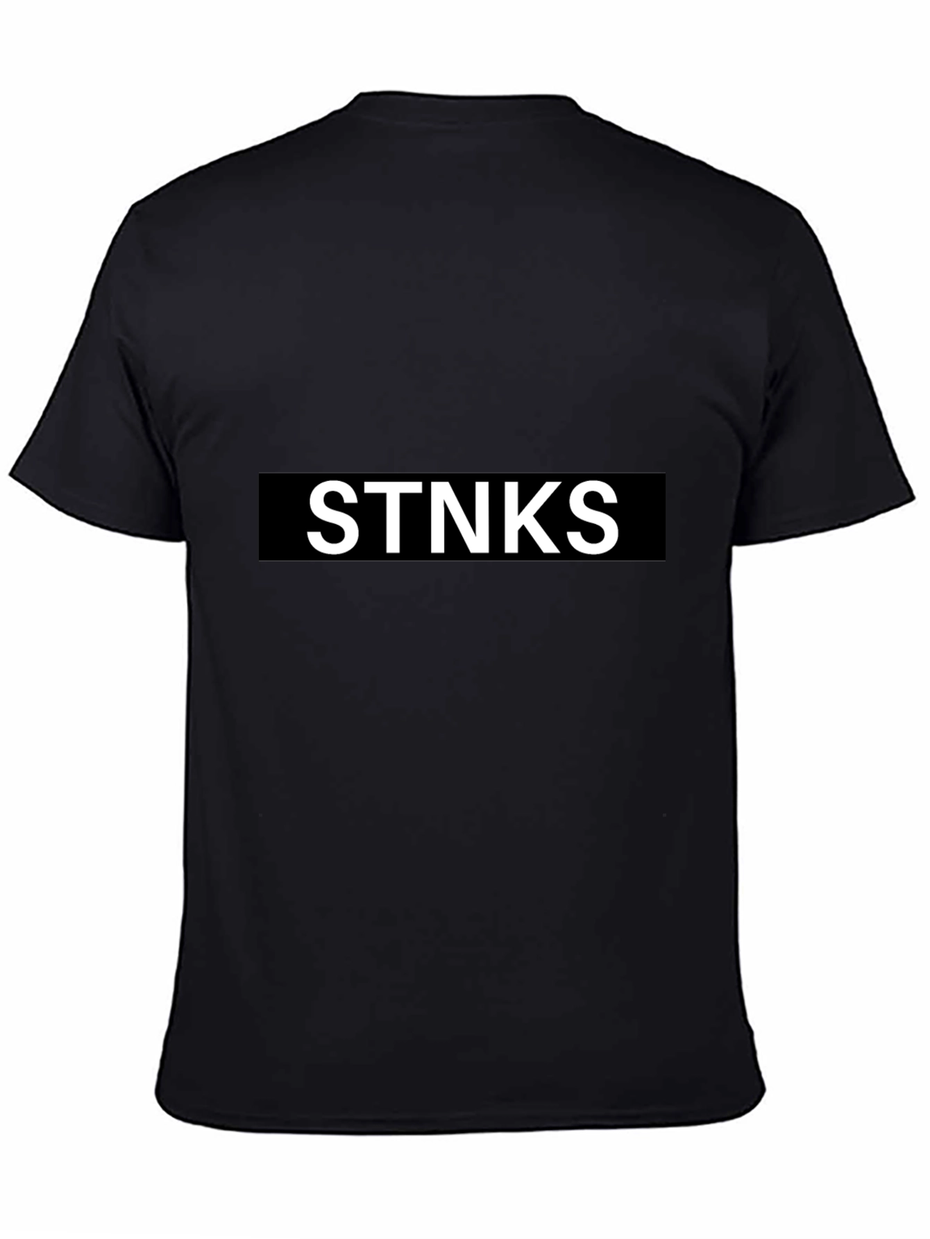 STNKS Black T-Shirt - Trendy Graphic Tee