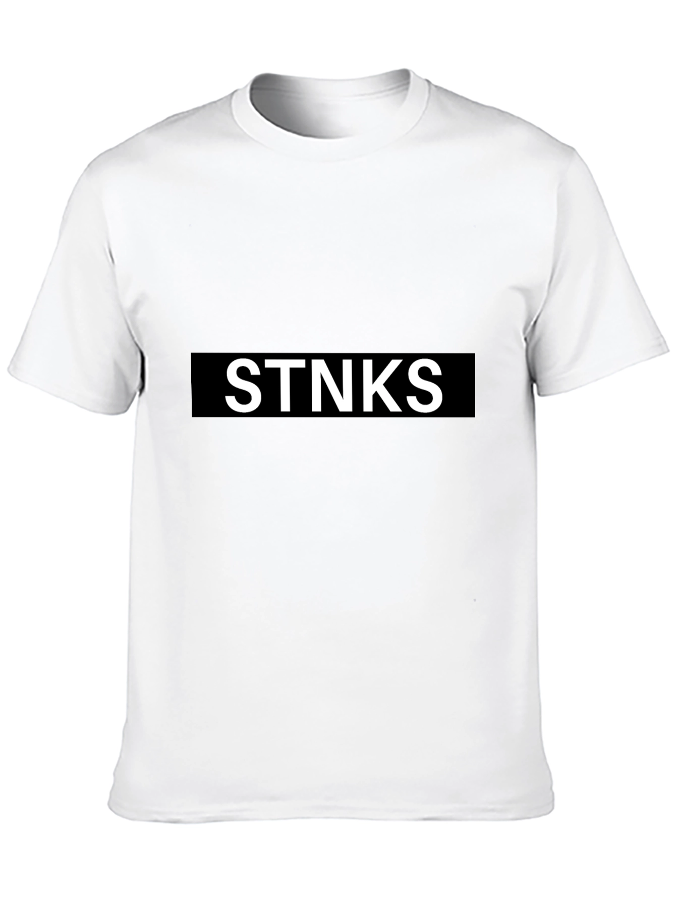 STNKS Black T-Shirt - Trendy Graphic Tee