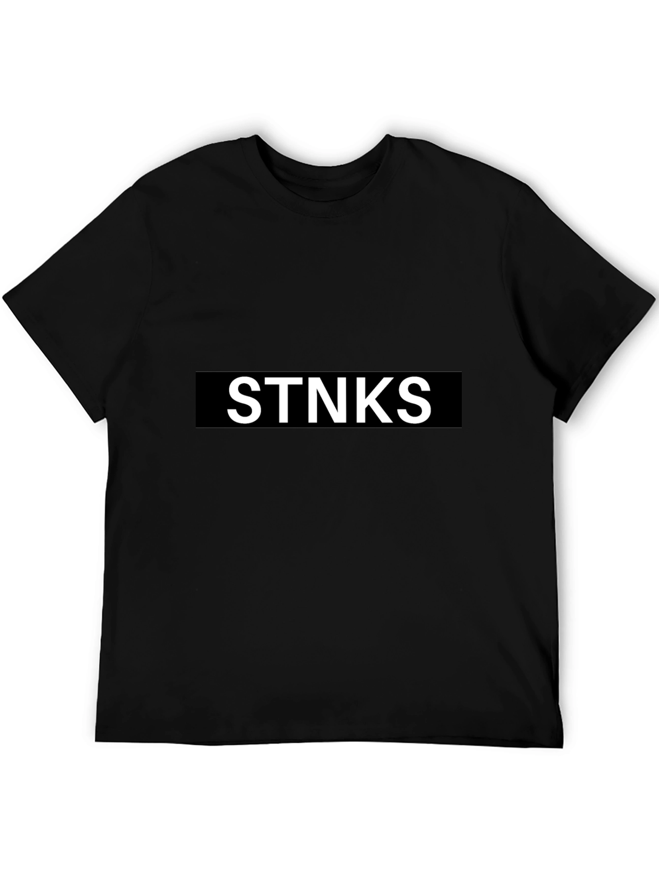 STNKS Black T-Shirt - Trendy Graphic Tee