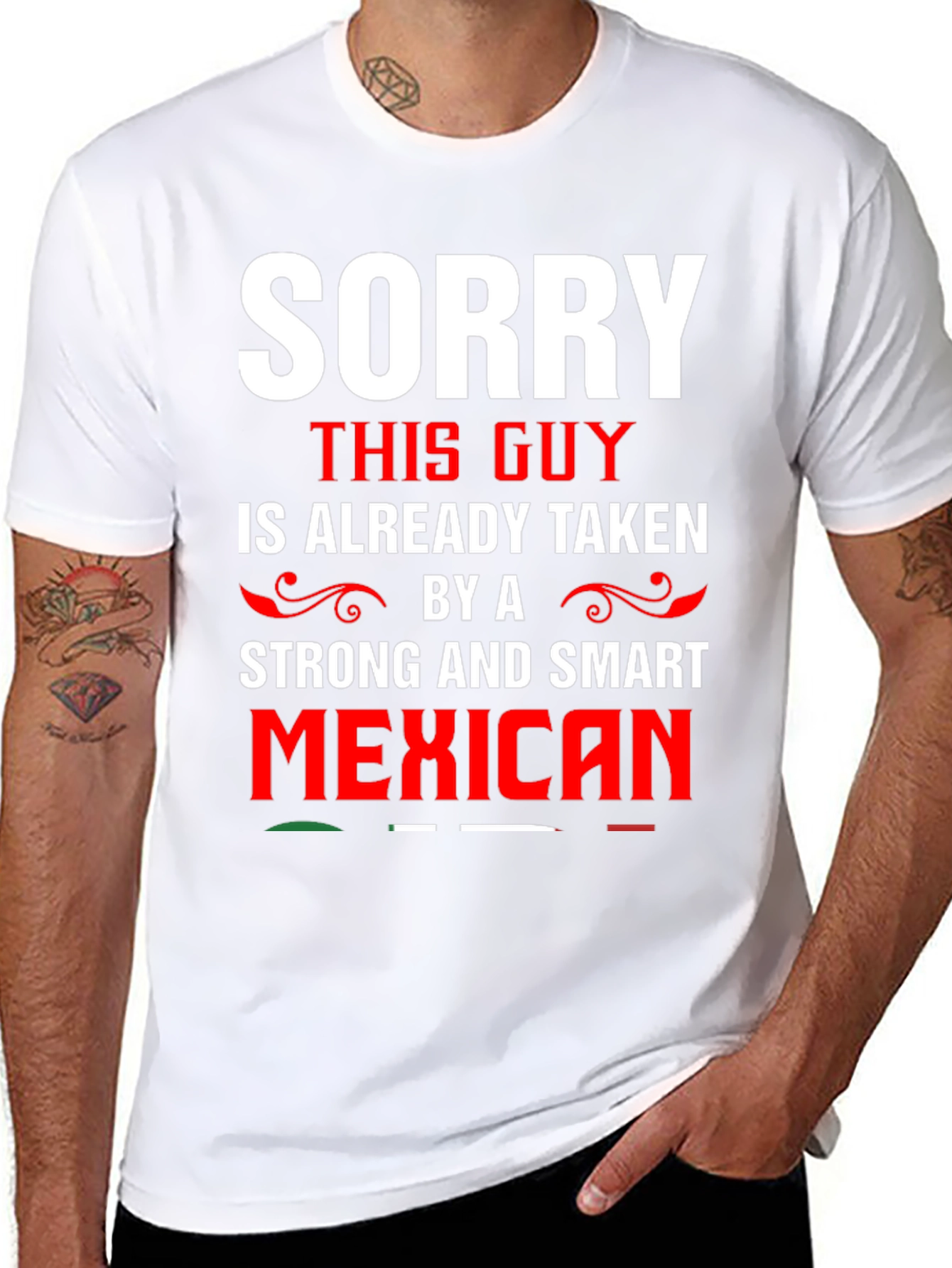 Sorry This Guy Is Taken - Mexican T-Shirt