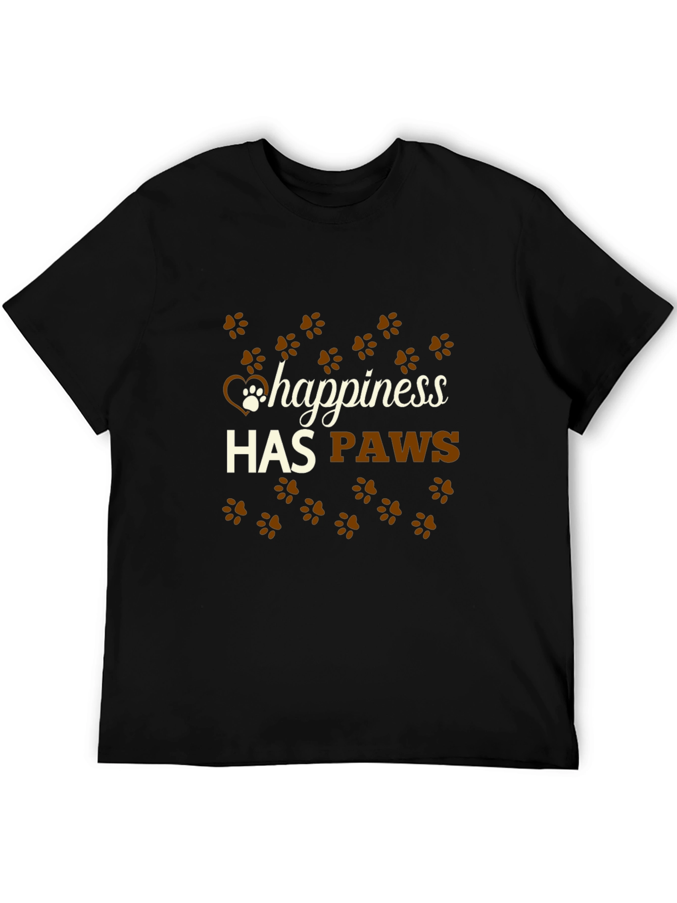 Happiness Has Paws Graphic Tee