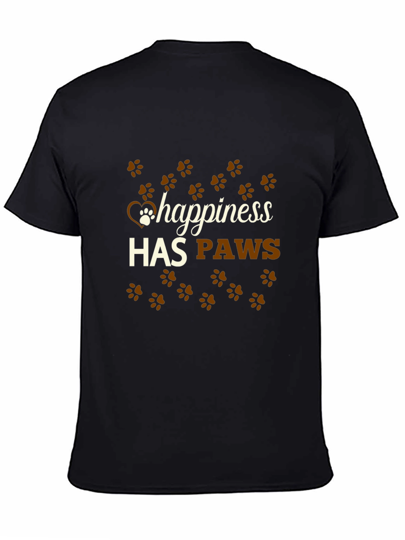 Happiness Has Paws Graphic Tee