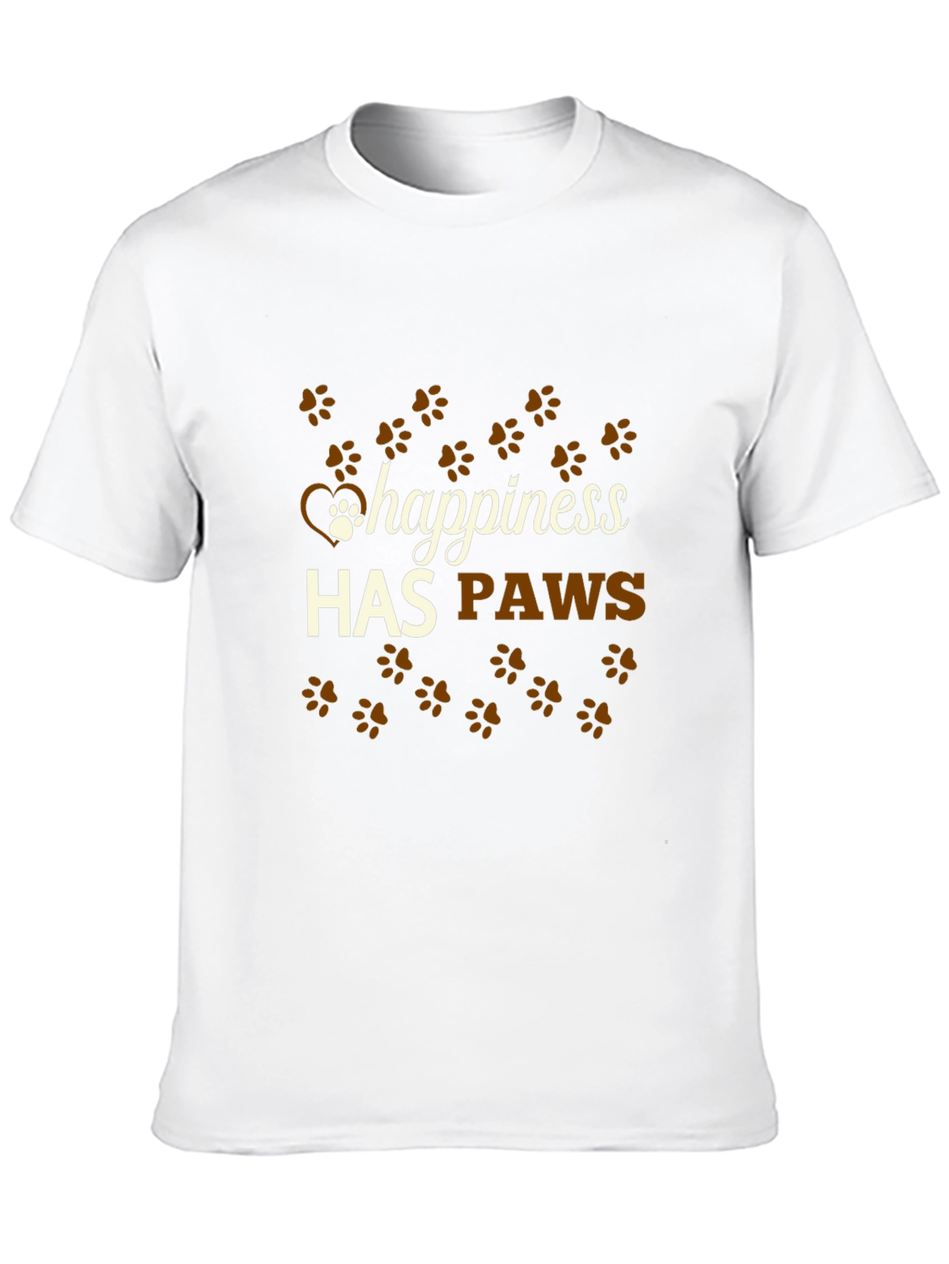 Happiness Has Paws Graphic Tee