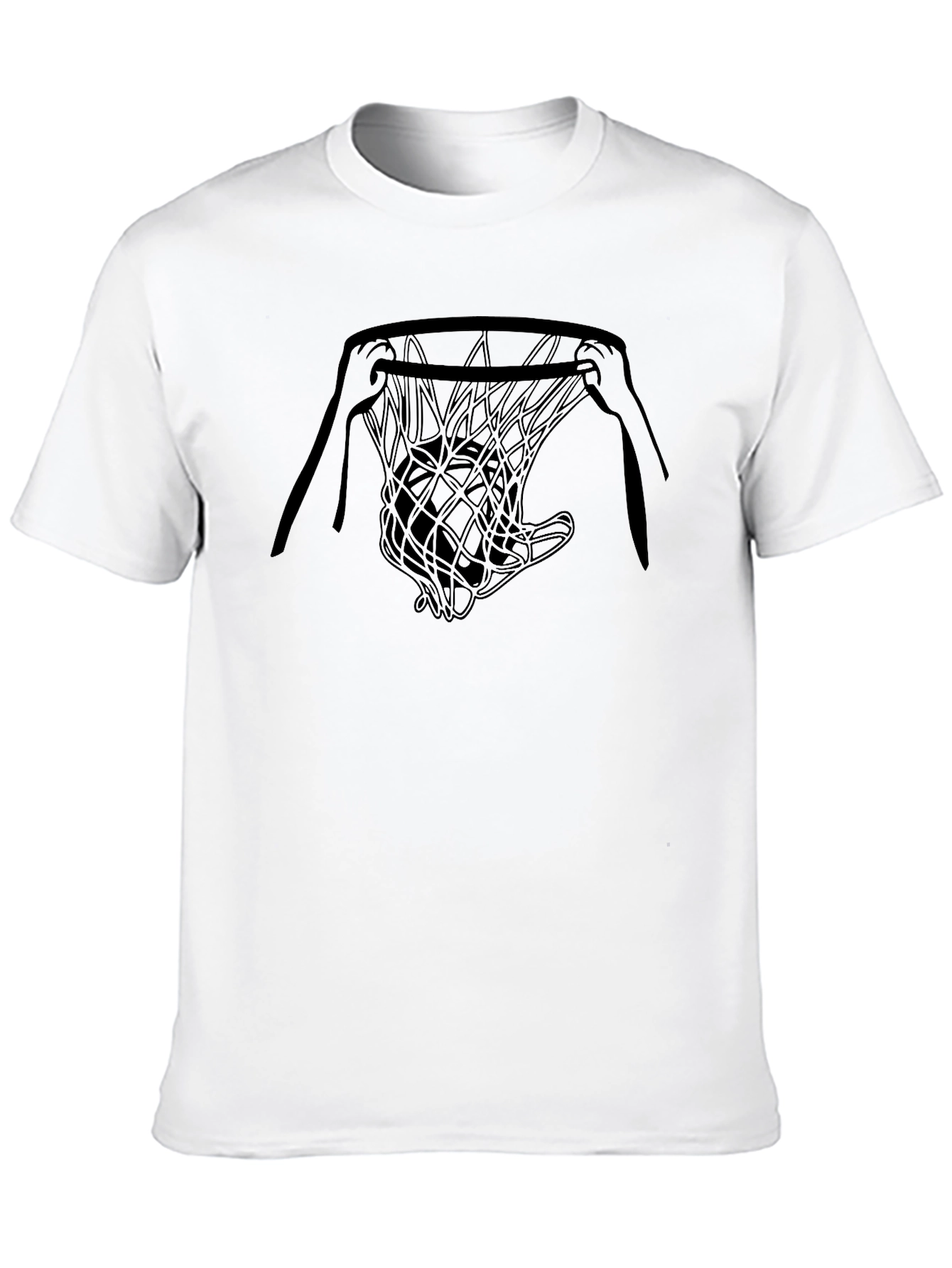 Basketball Net Graphic Tee - Stylish & Unique Design