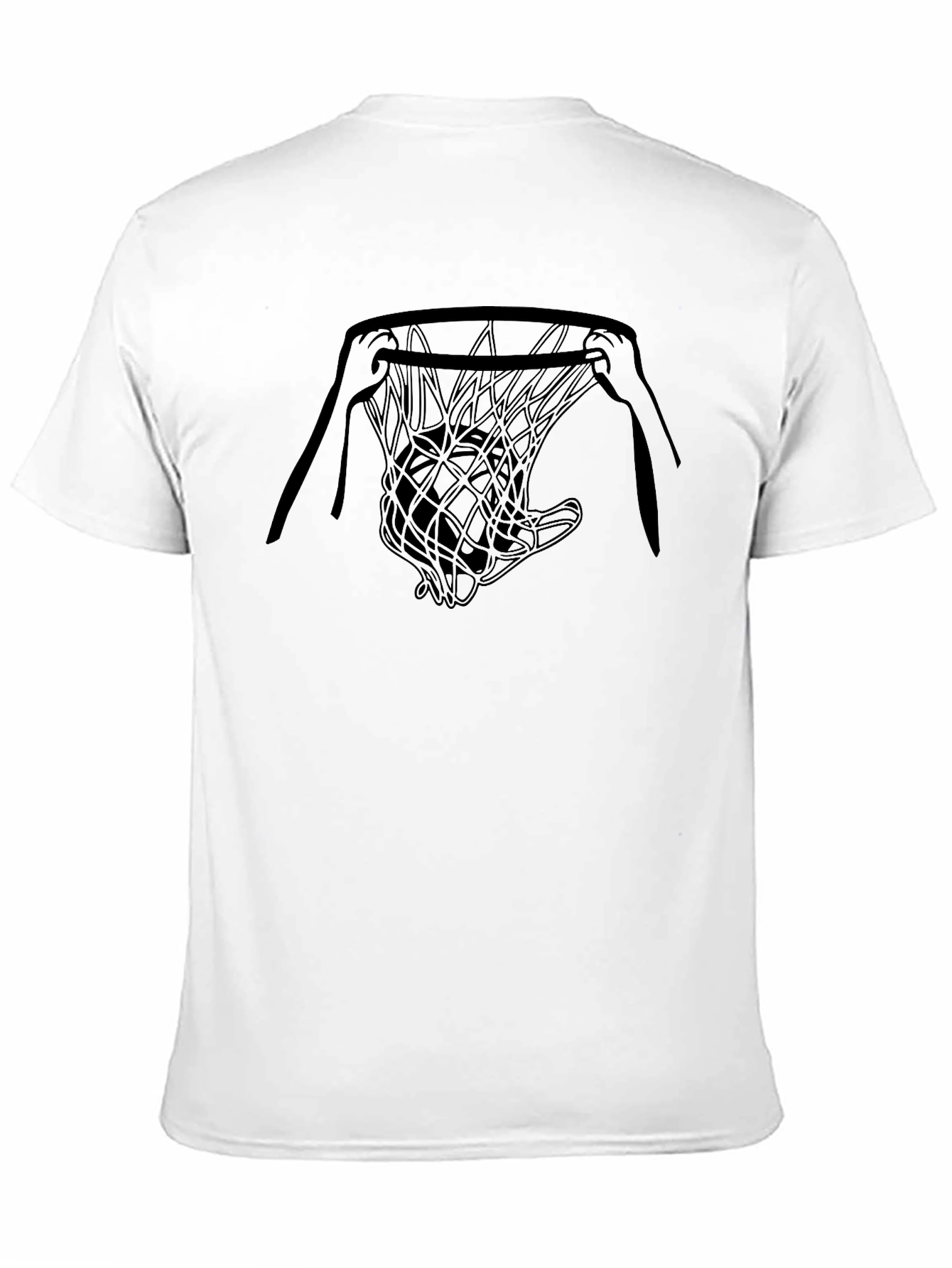 Basketball Net Graphic Tee - Stylish & Unique Design