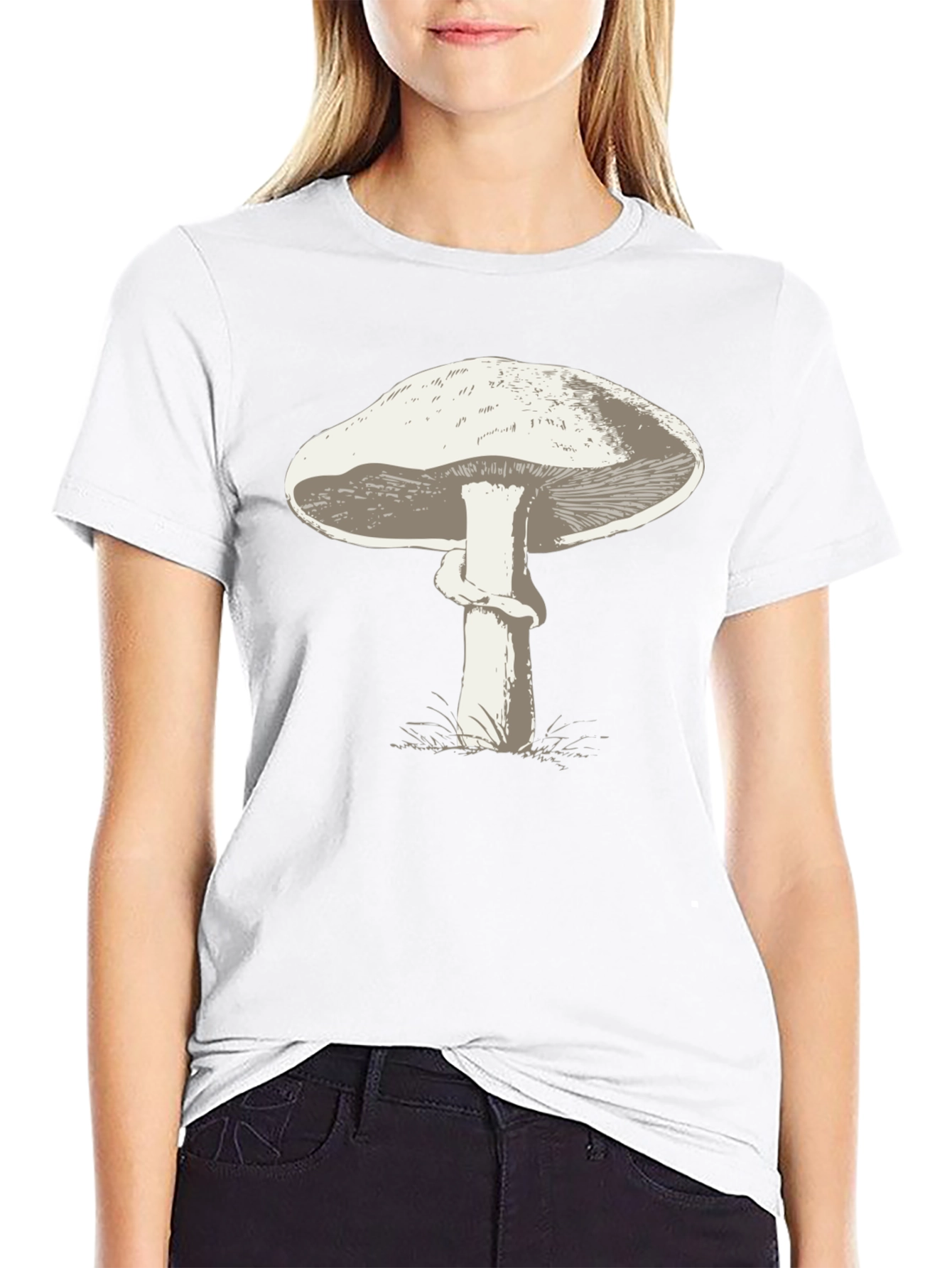 Mushroom Graphic T-Shirt - Unisex Crew Neck Tee