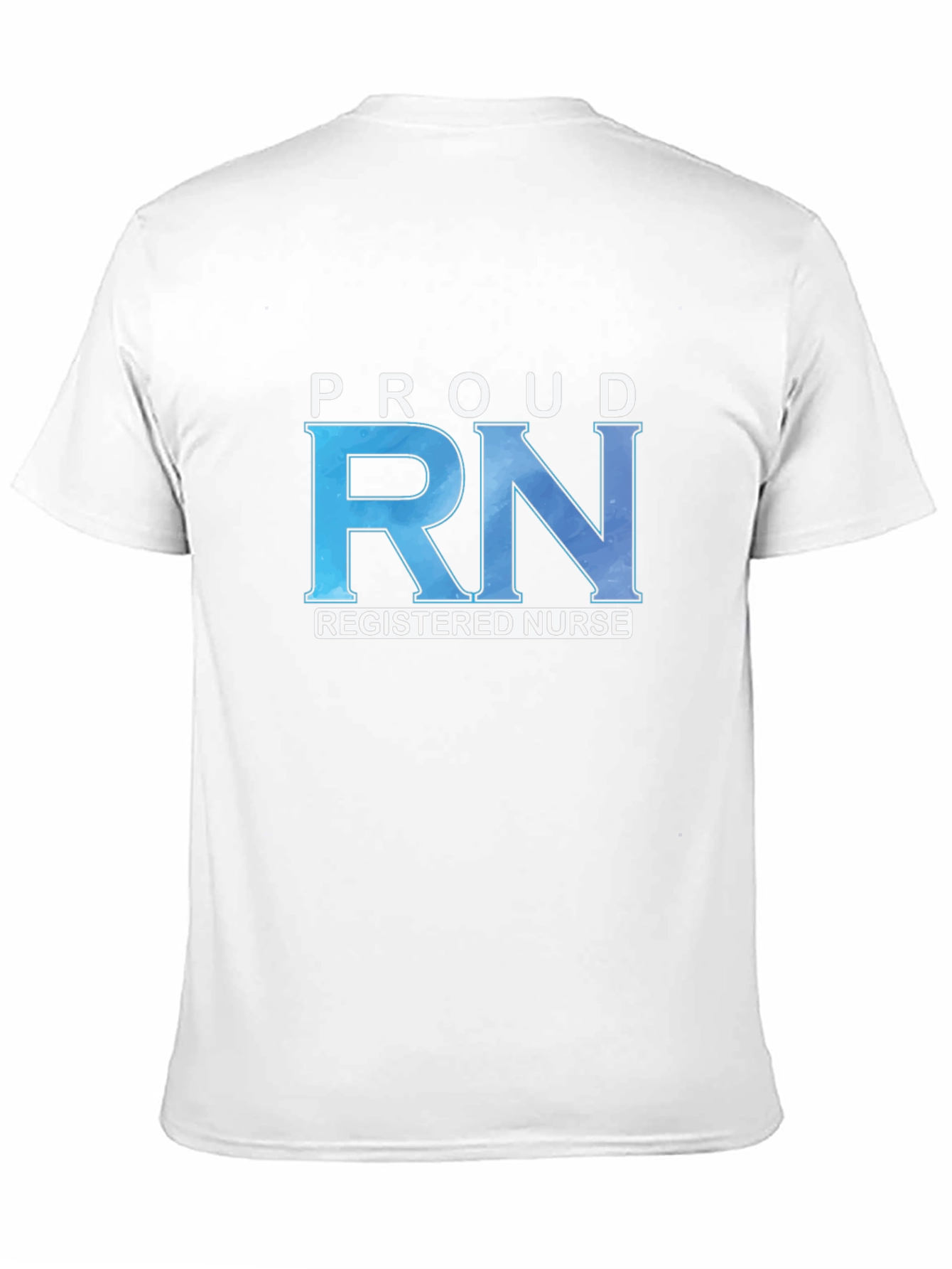 Proud RN Registered Nurse Black T-Shirt
