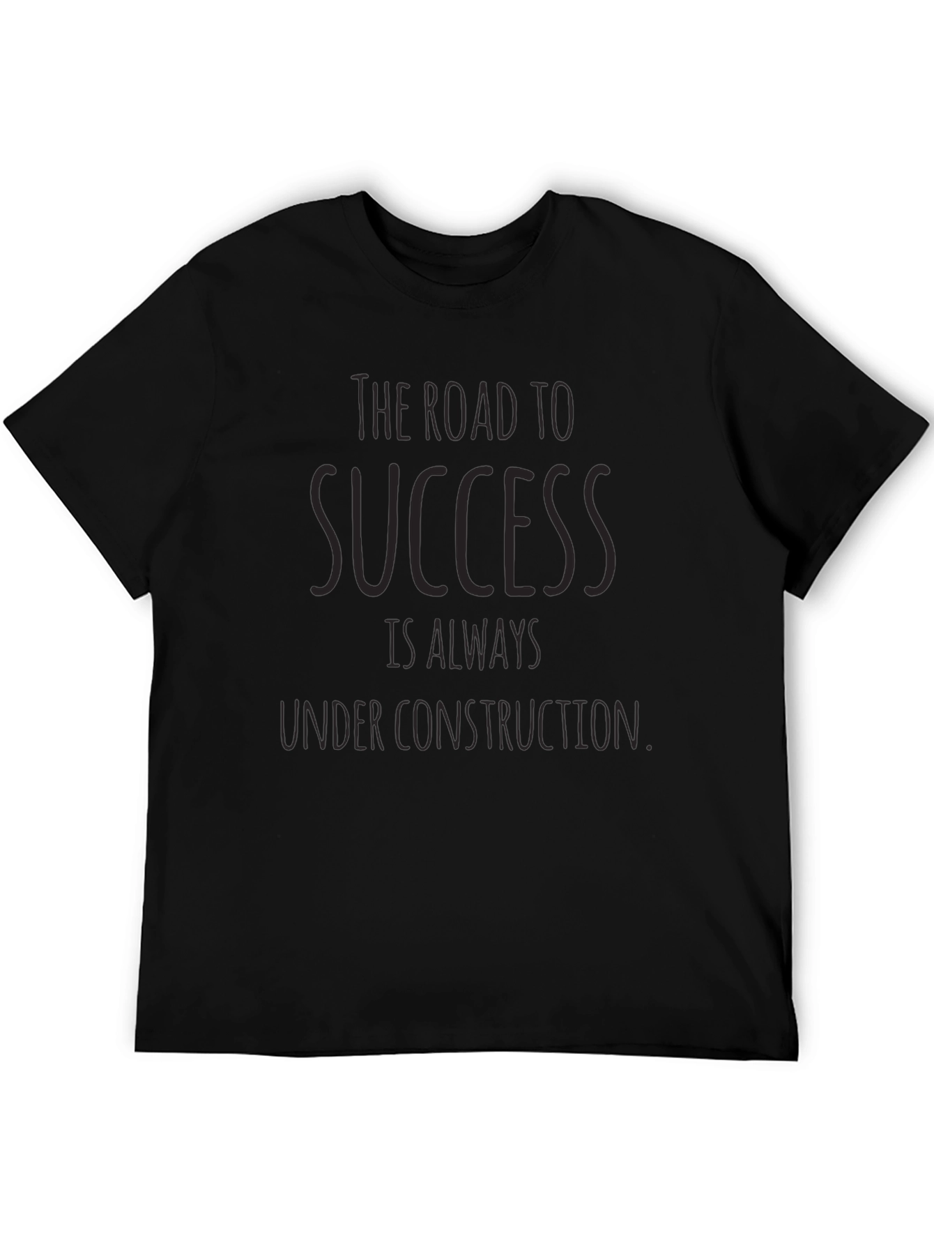 Road to Success Graphic Tee - Black