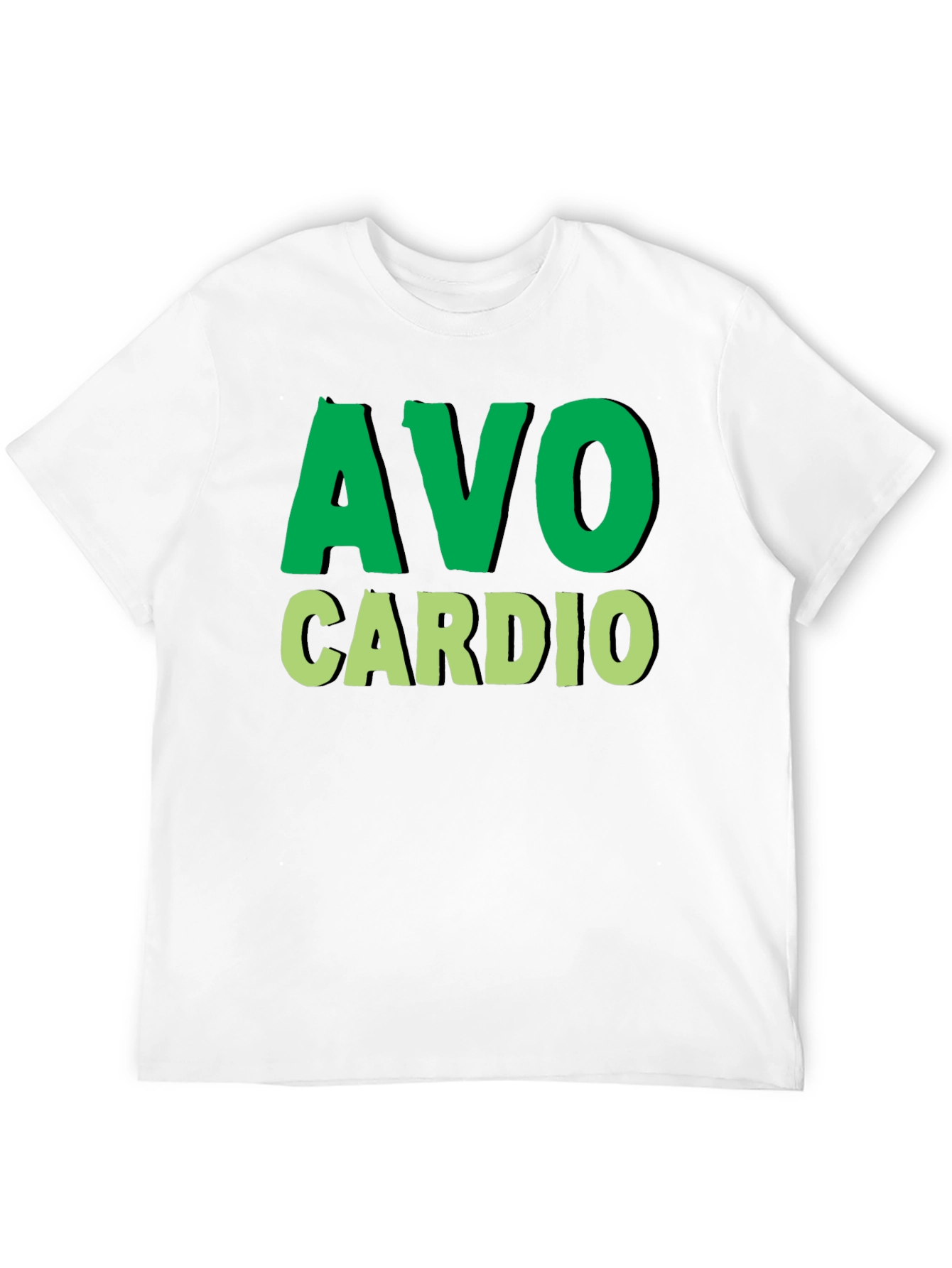 Avo Cardio T-Shirt - Fitness & Avocado Lover Tee